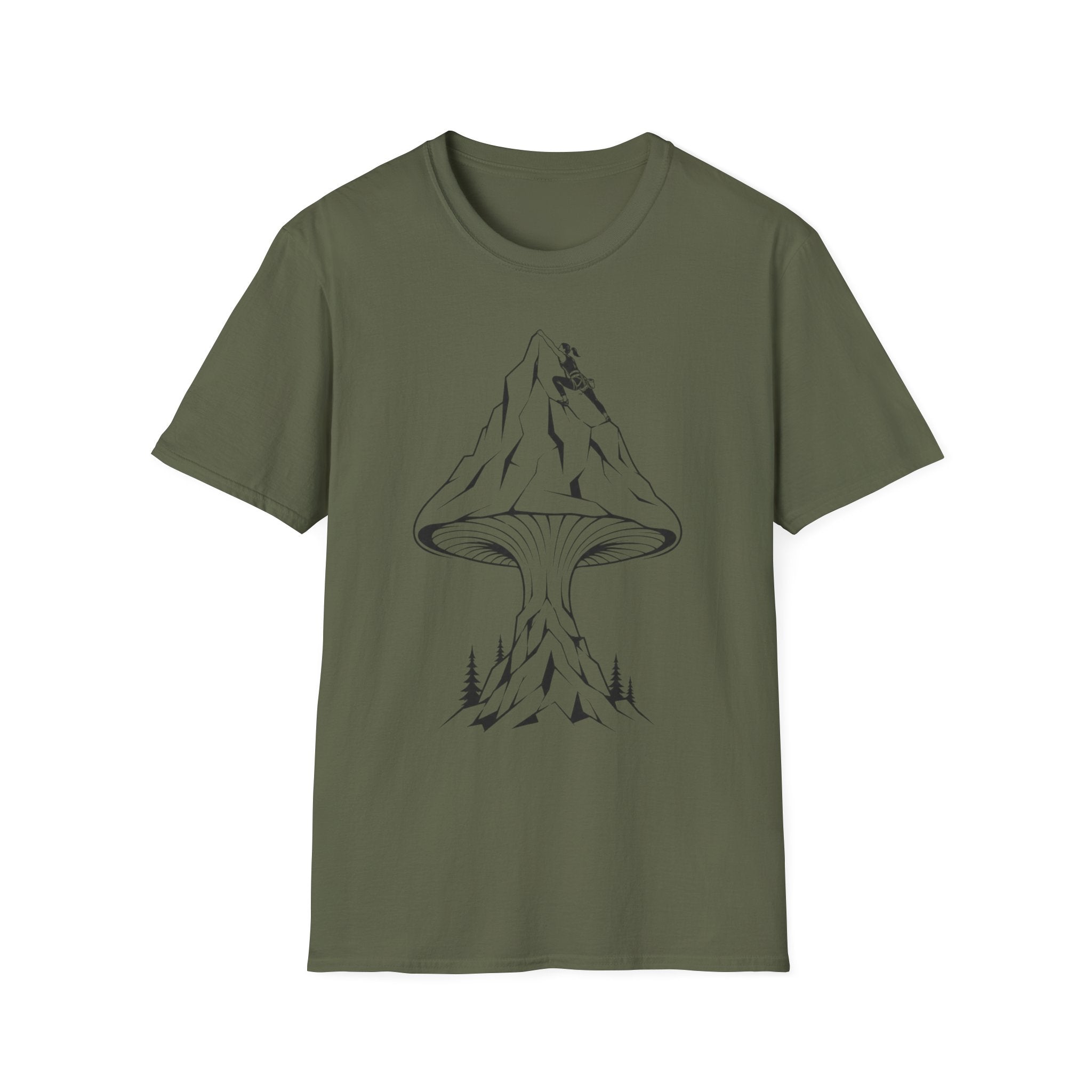 Mushroom Mountain Climbing T-Shirt