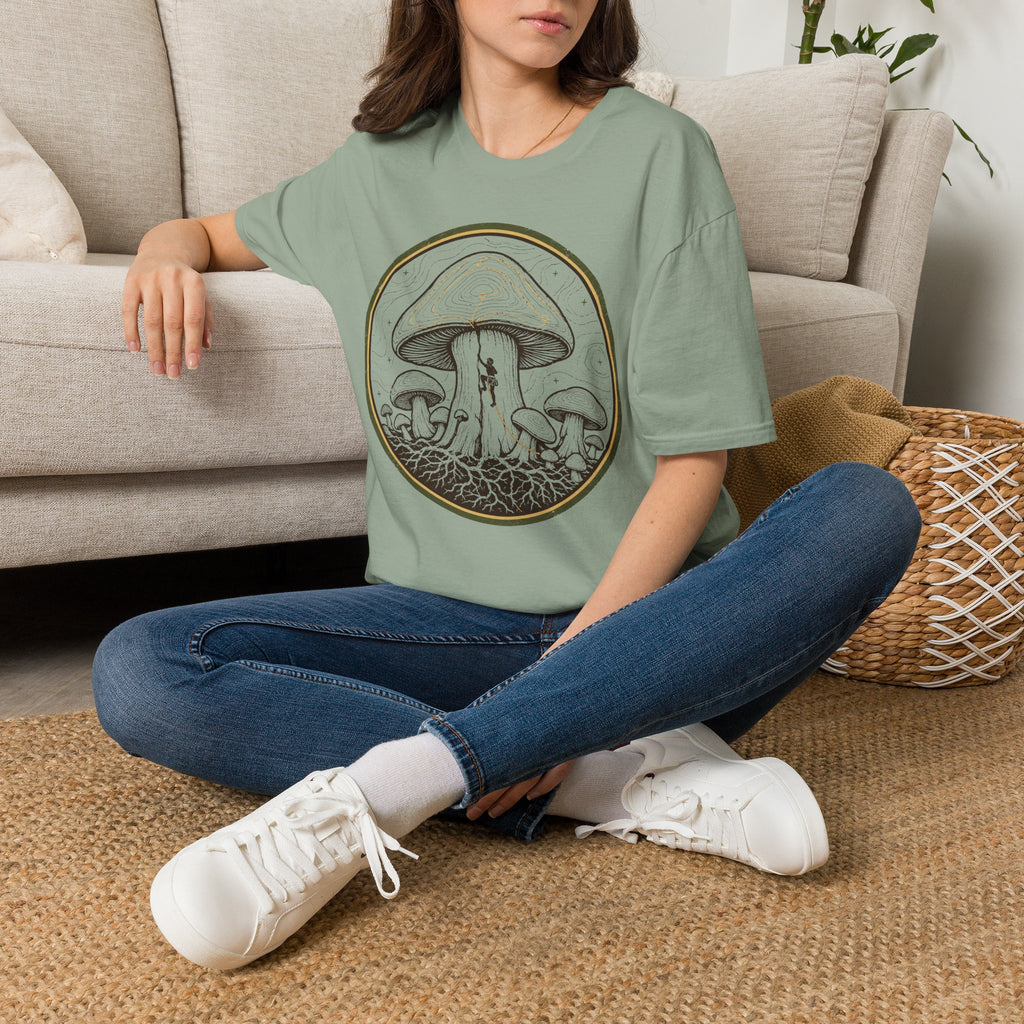 Mushroom Badge Climbing T-Shirt