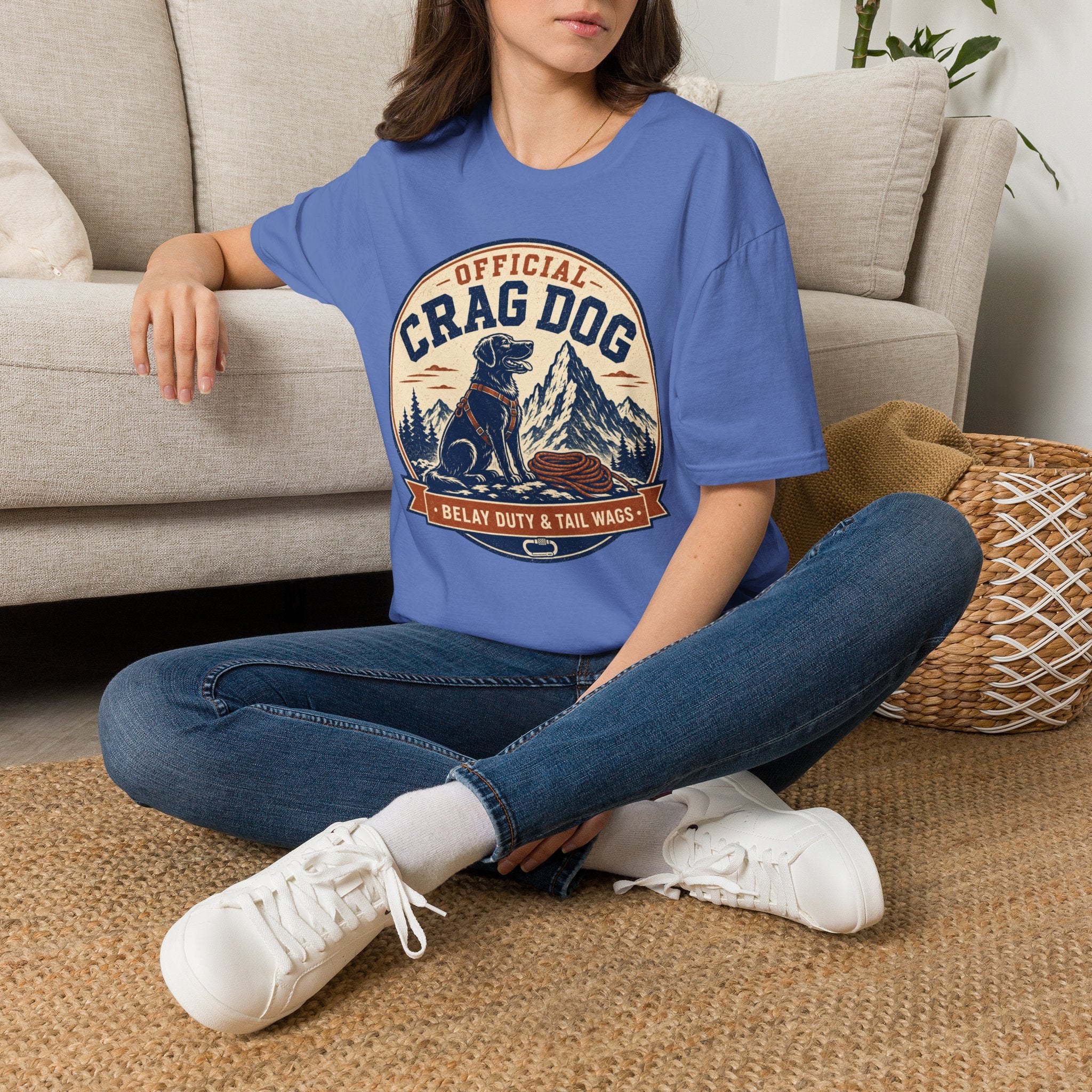 Official Crag Dog Badge T-Shirt
