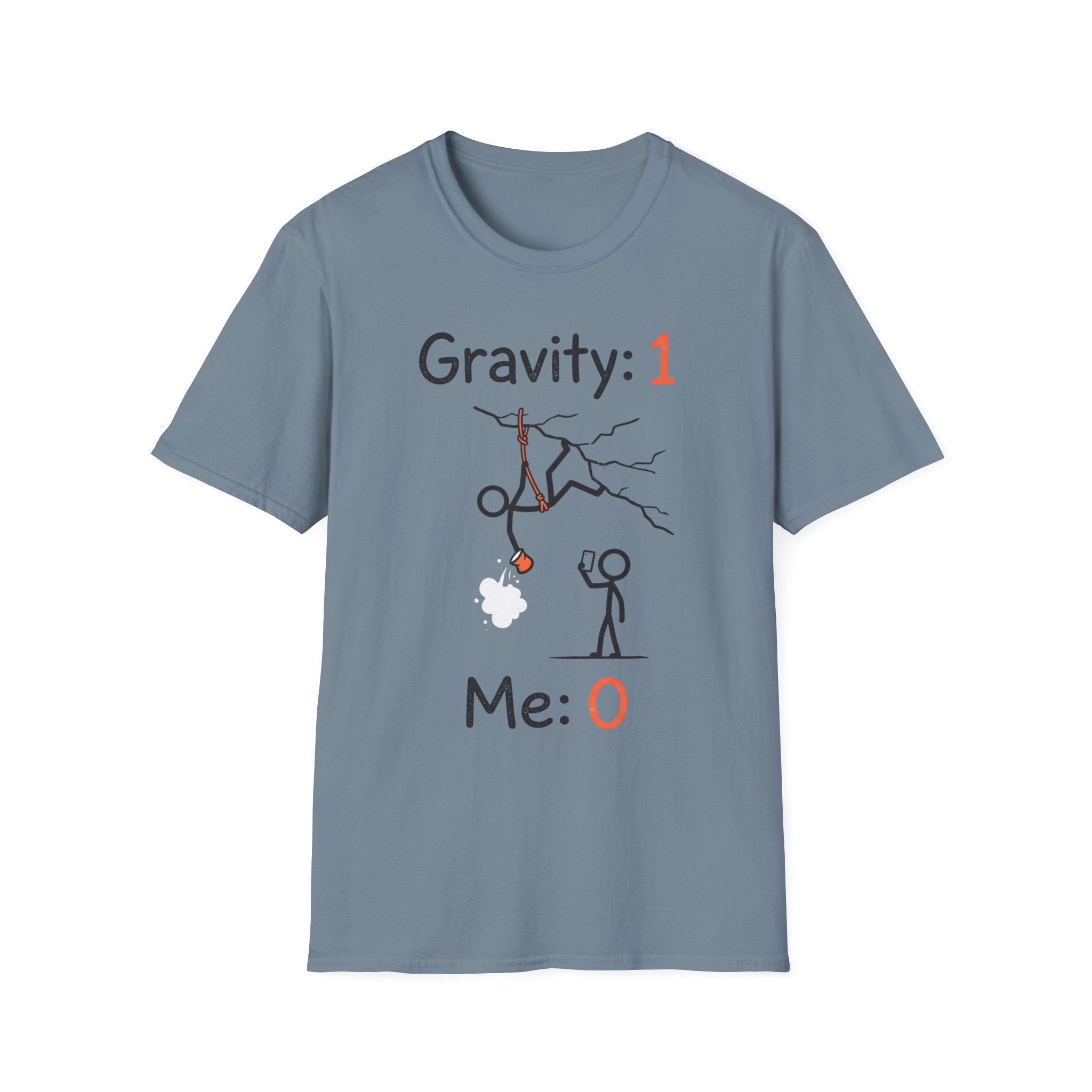Gravity: 1 Me: 0 Climbing T-Shirt
