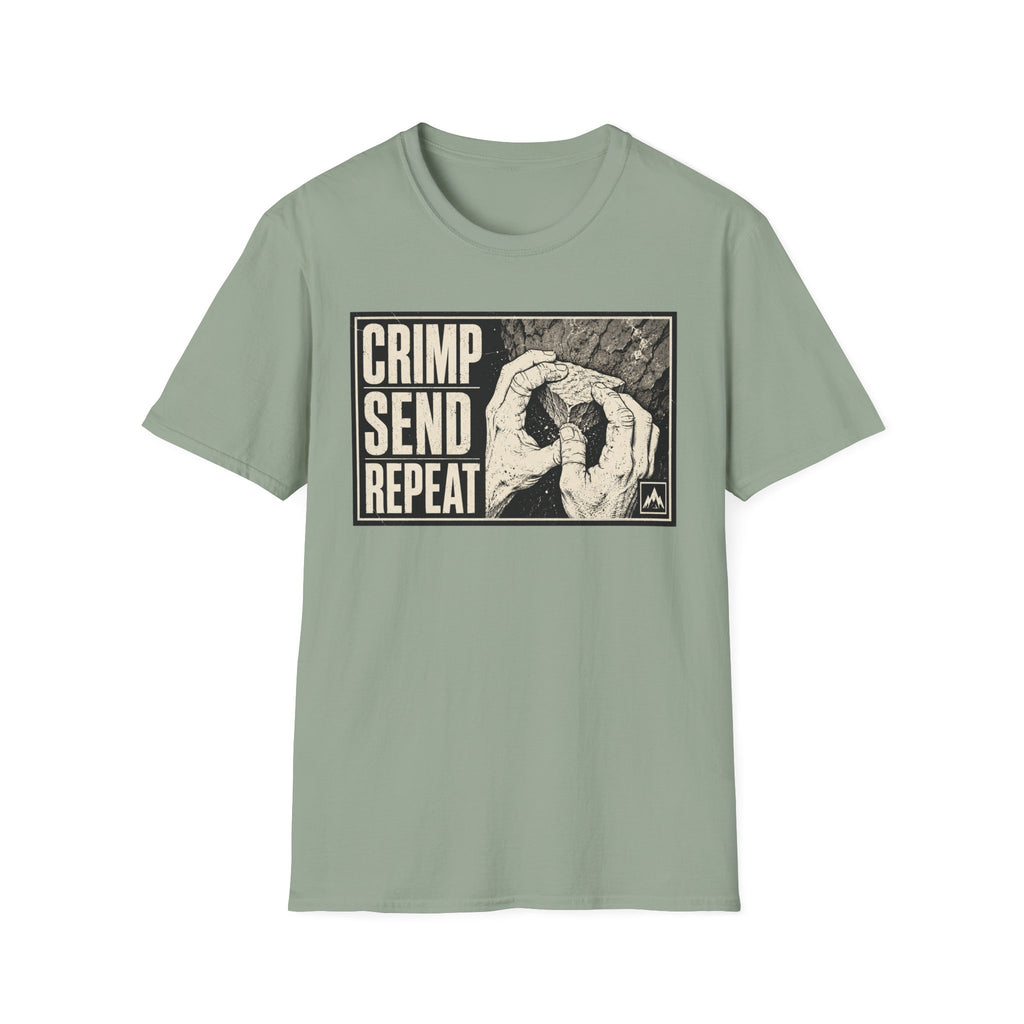 Crimp Send Repeat Climbing T-Shirt