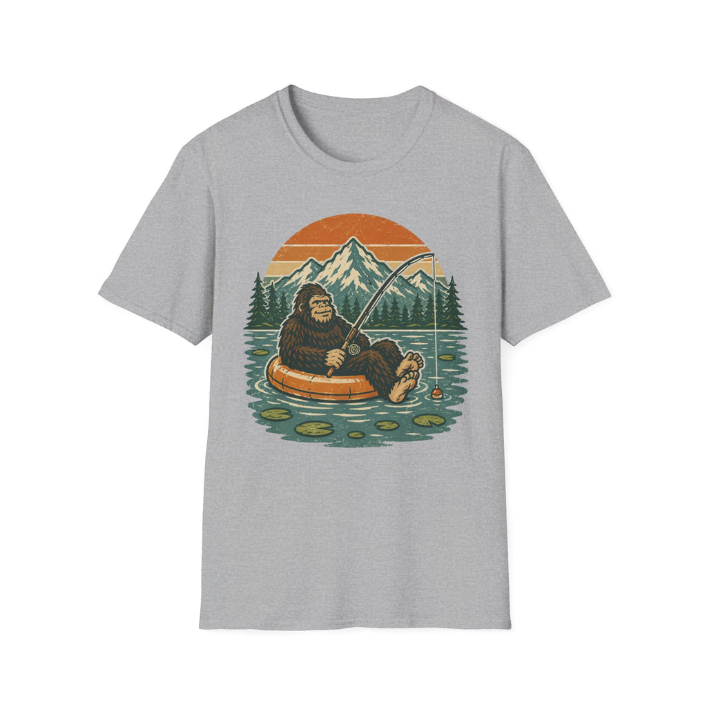 Bigfoot Fishing Outdoors T-Shirt