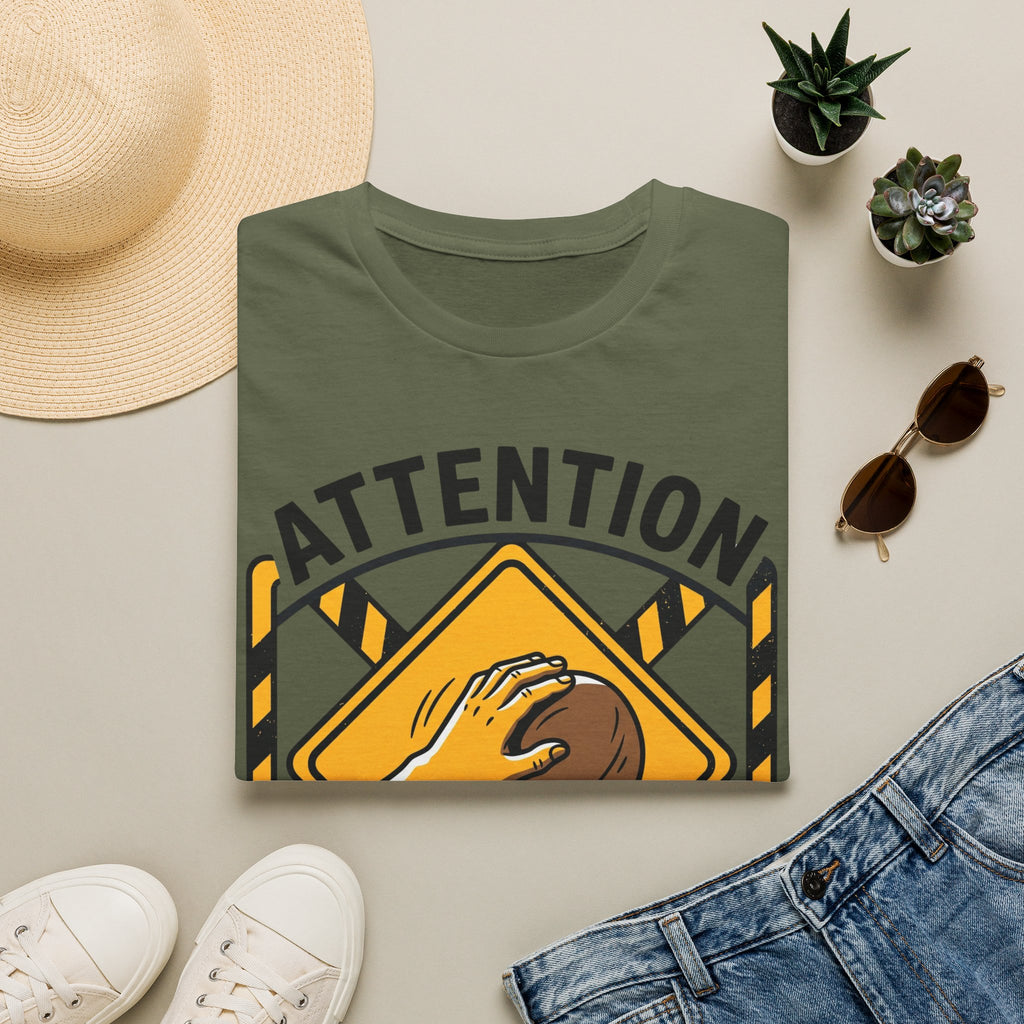 Attention It's a Slippery Sloper Climbing T-Shirt