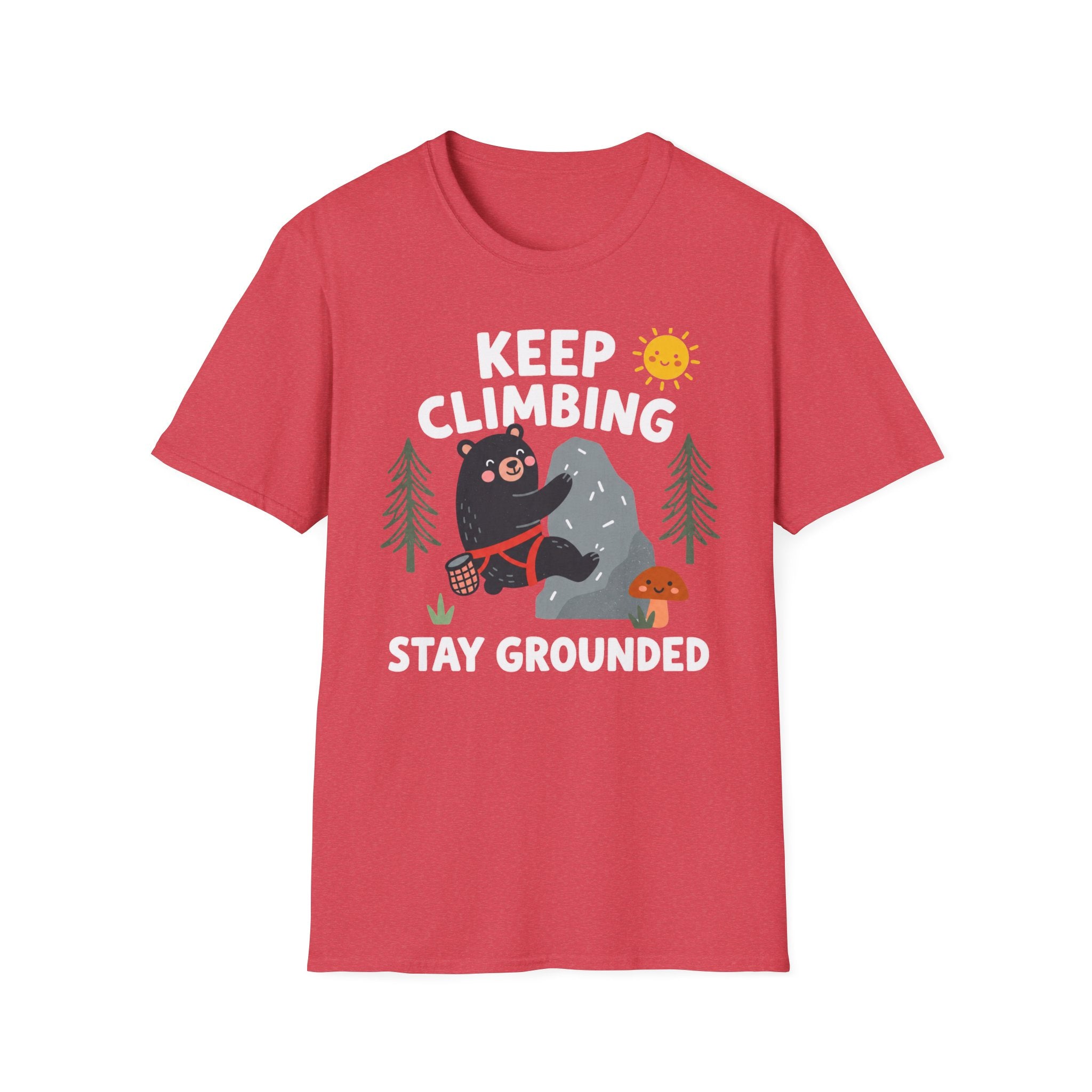 Keep Climbing Stay Grounded Bear T-Shirt