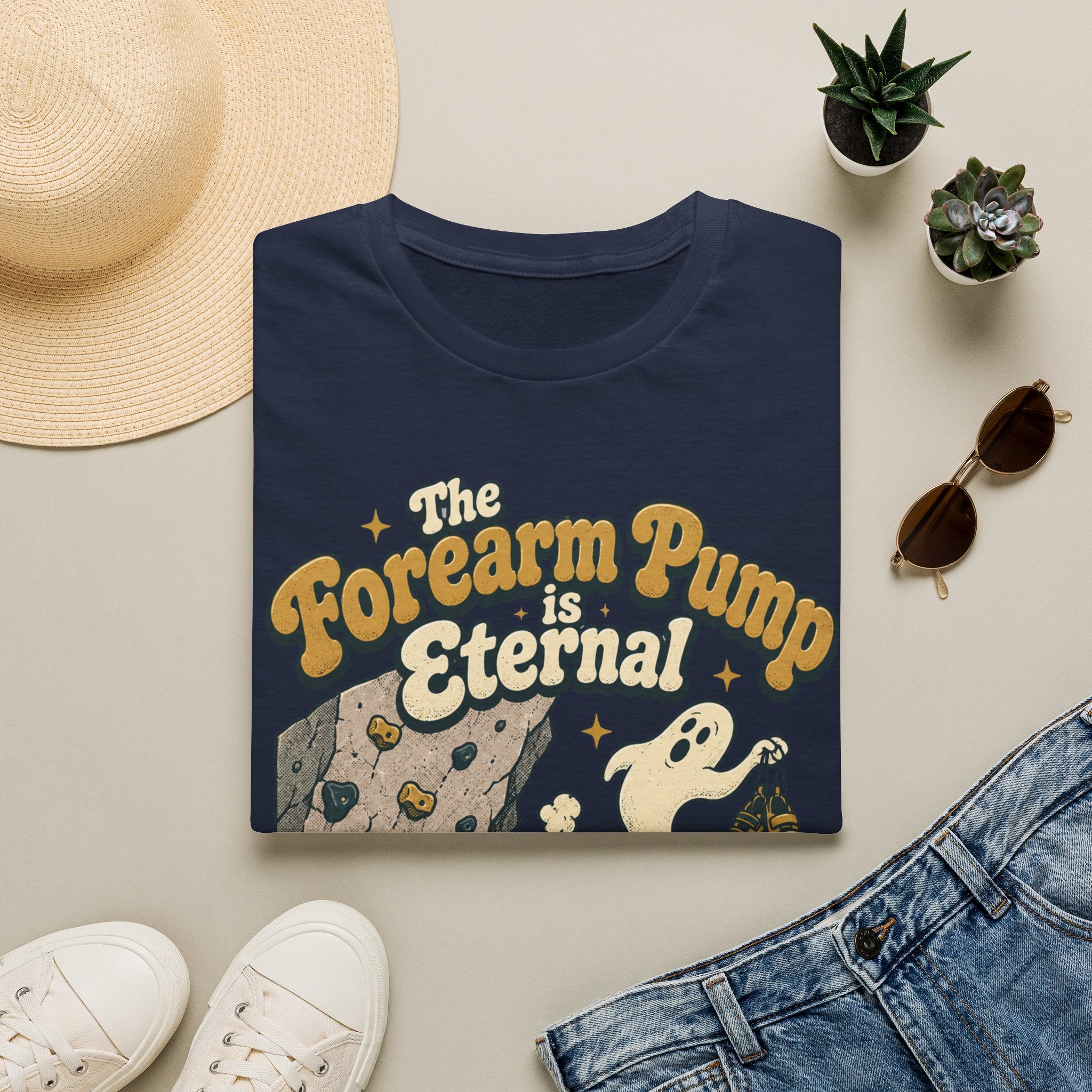 The Forearm Pump is Eternal Climbing T-Shirt