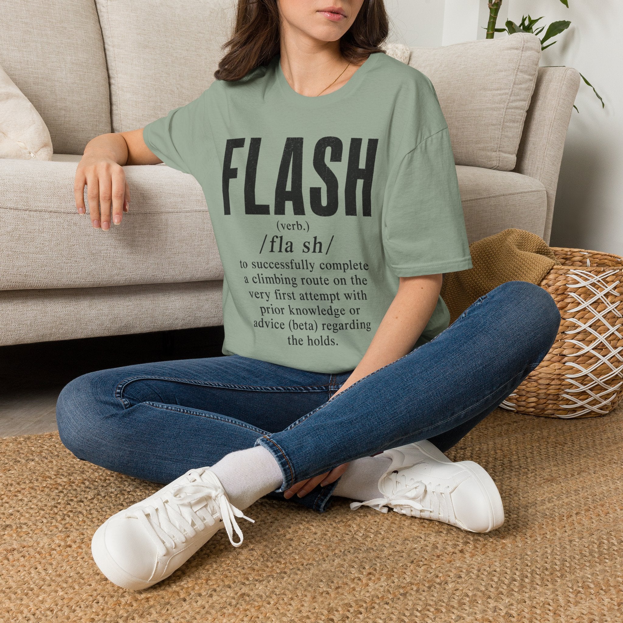 Flash Climbing Definition T-Shirt