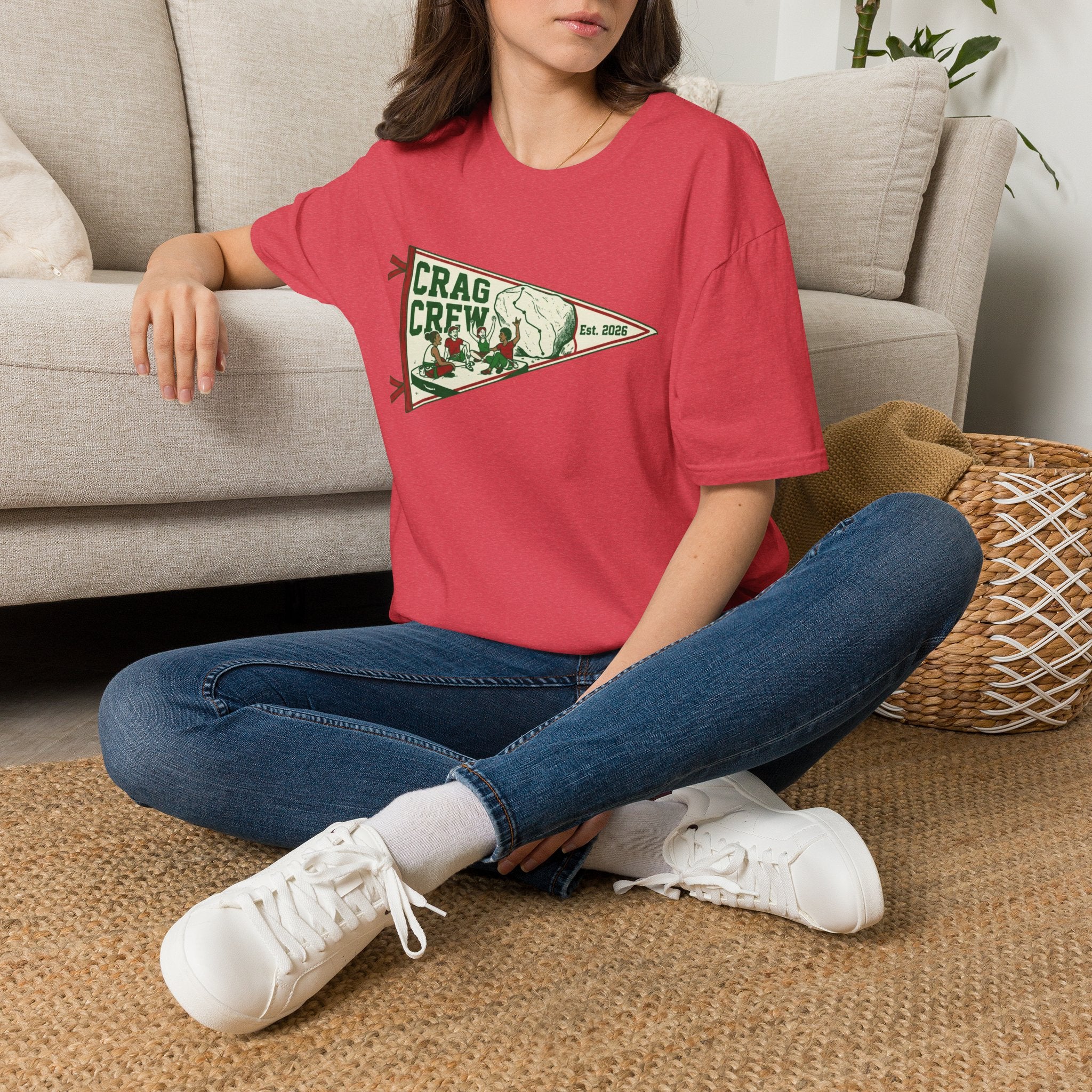 Crag Crew Flag Climbing T-Shirt