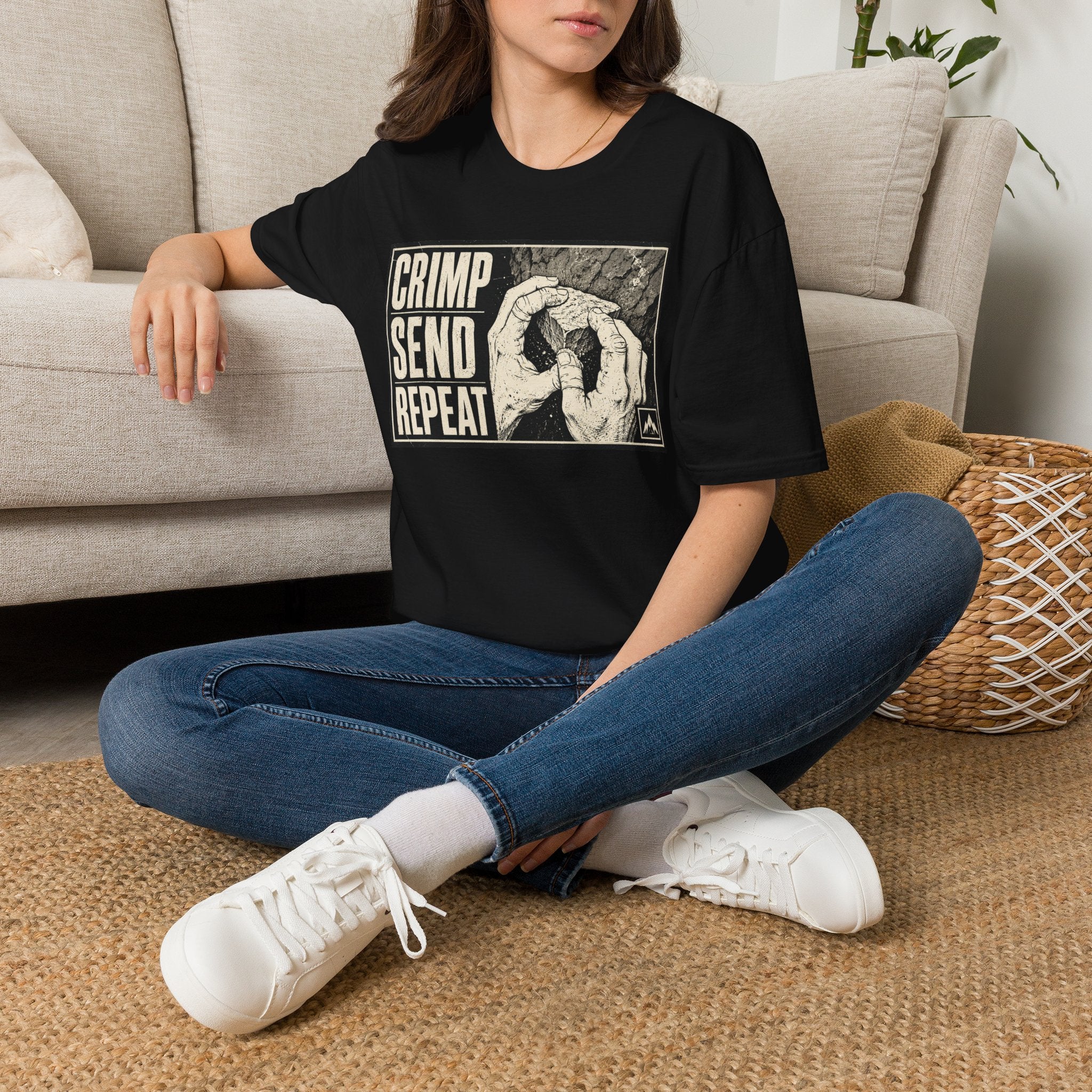 Crimp Send Repeat Climbing T-Shirt