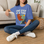 One Step at a Time Cute Bear Climbing T-Shirt
