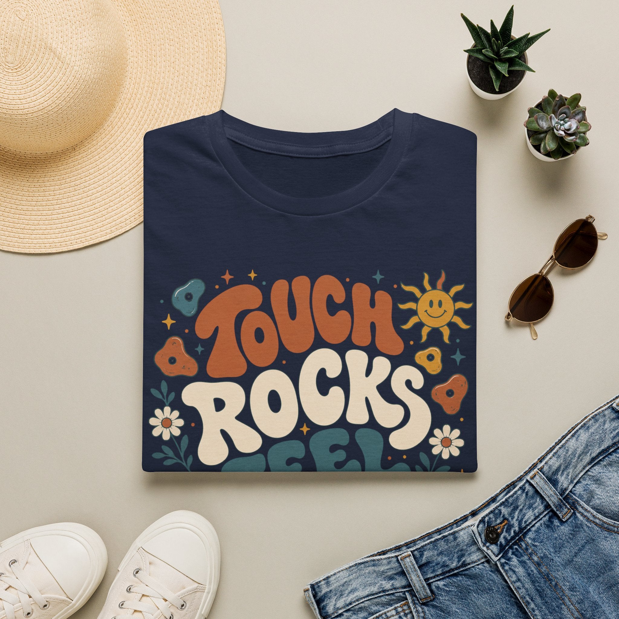 Touch Rocks Feel Better Climbing T-Shirt