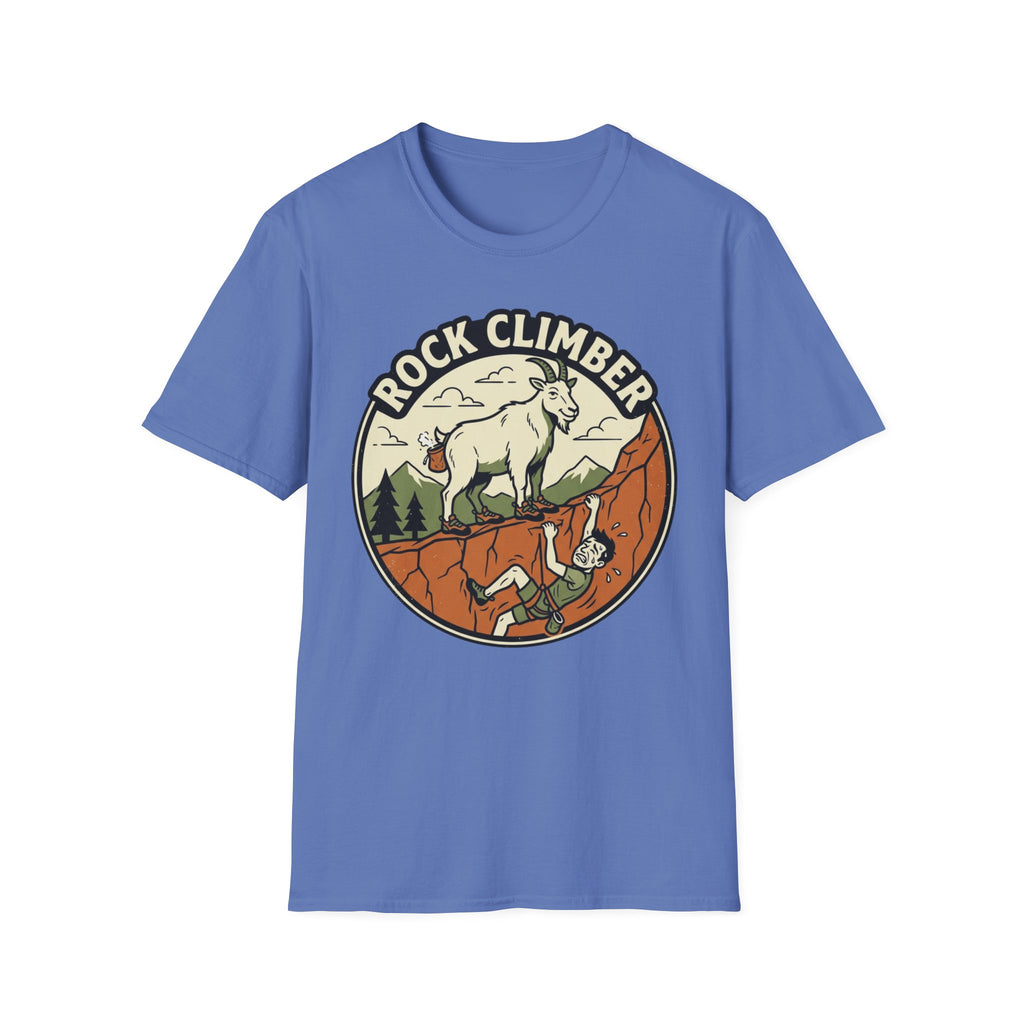 Rock Climber Mountain Goat T-Shirt