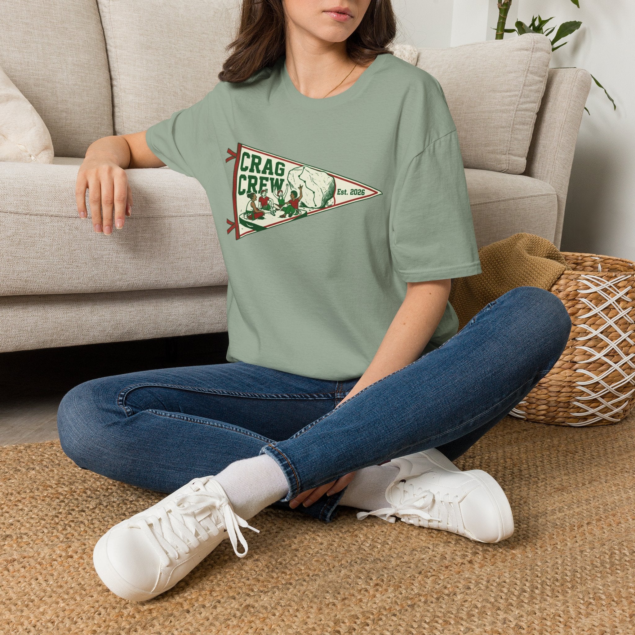 Crag Crew Flag Climbing T-Shirt