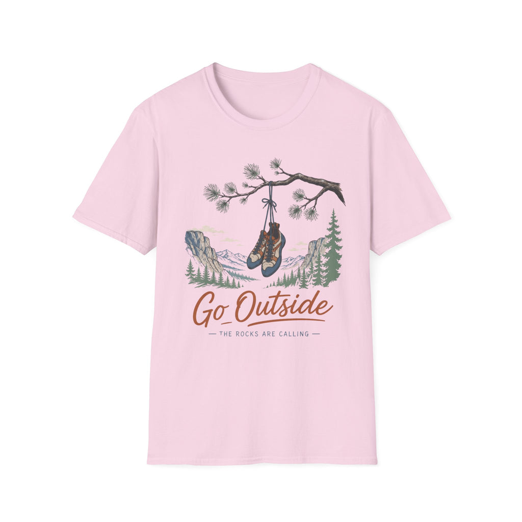 Go Outside The Rocks Are Calling Climbing T-Shirt