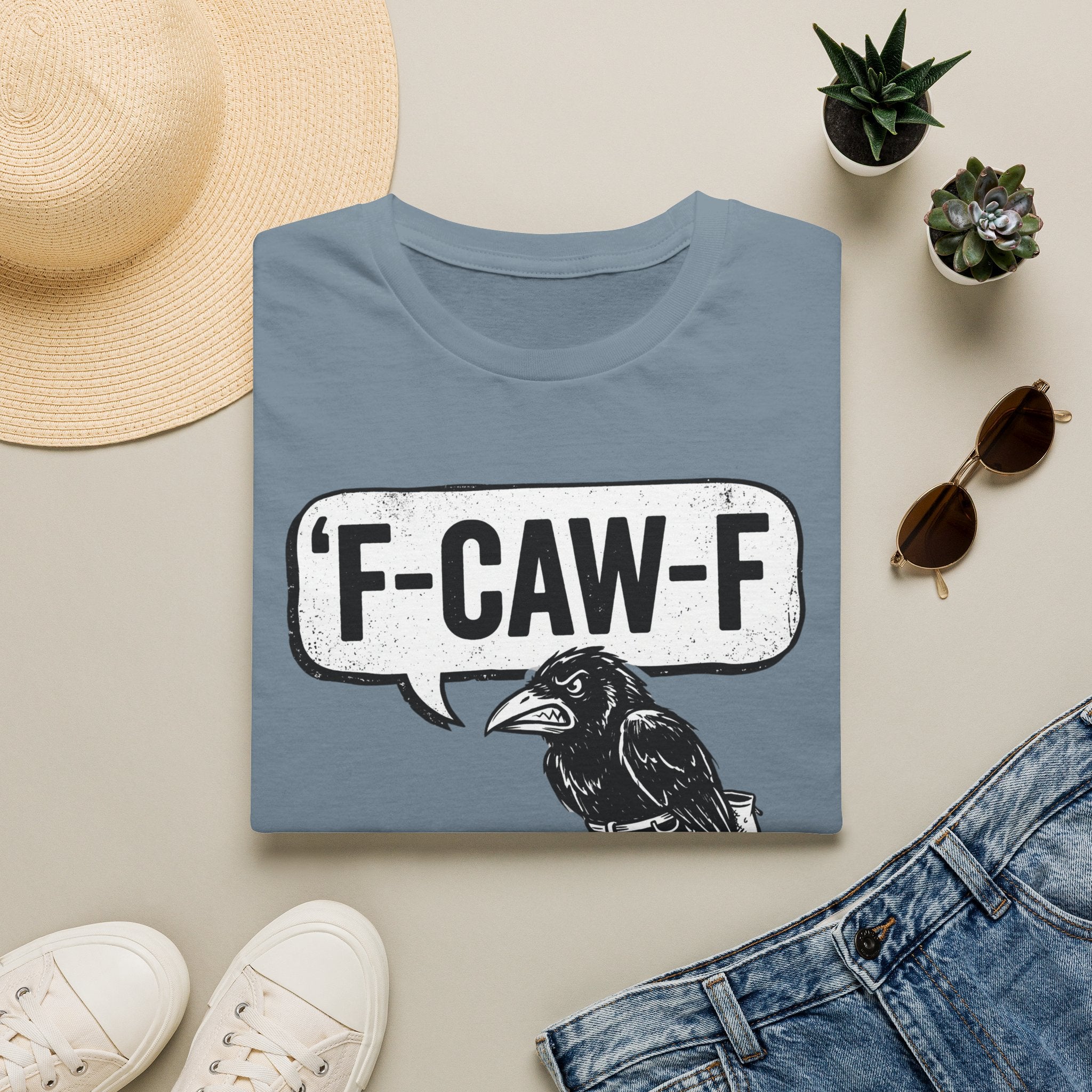 F-CAW-F I'm Climbing Crow T-Shirt
