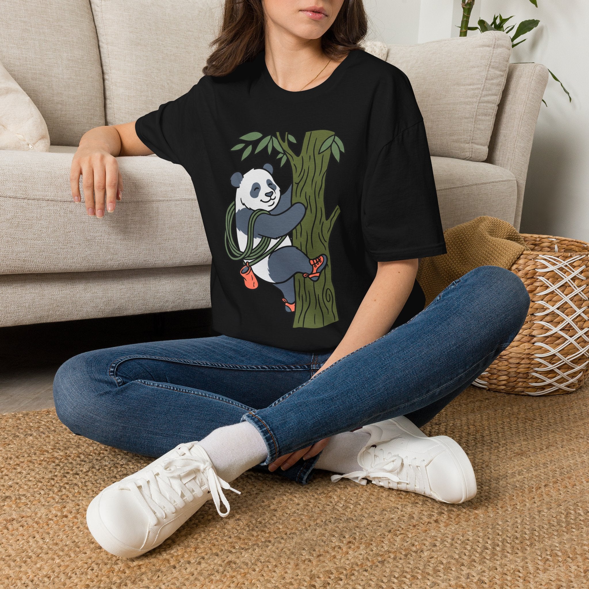 Panda Climbing T-Shirt