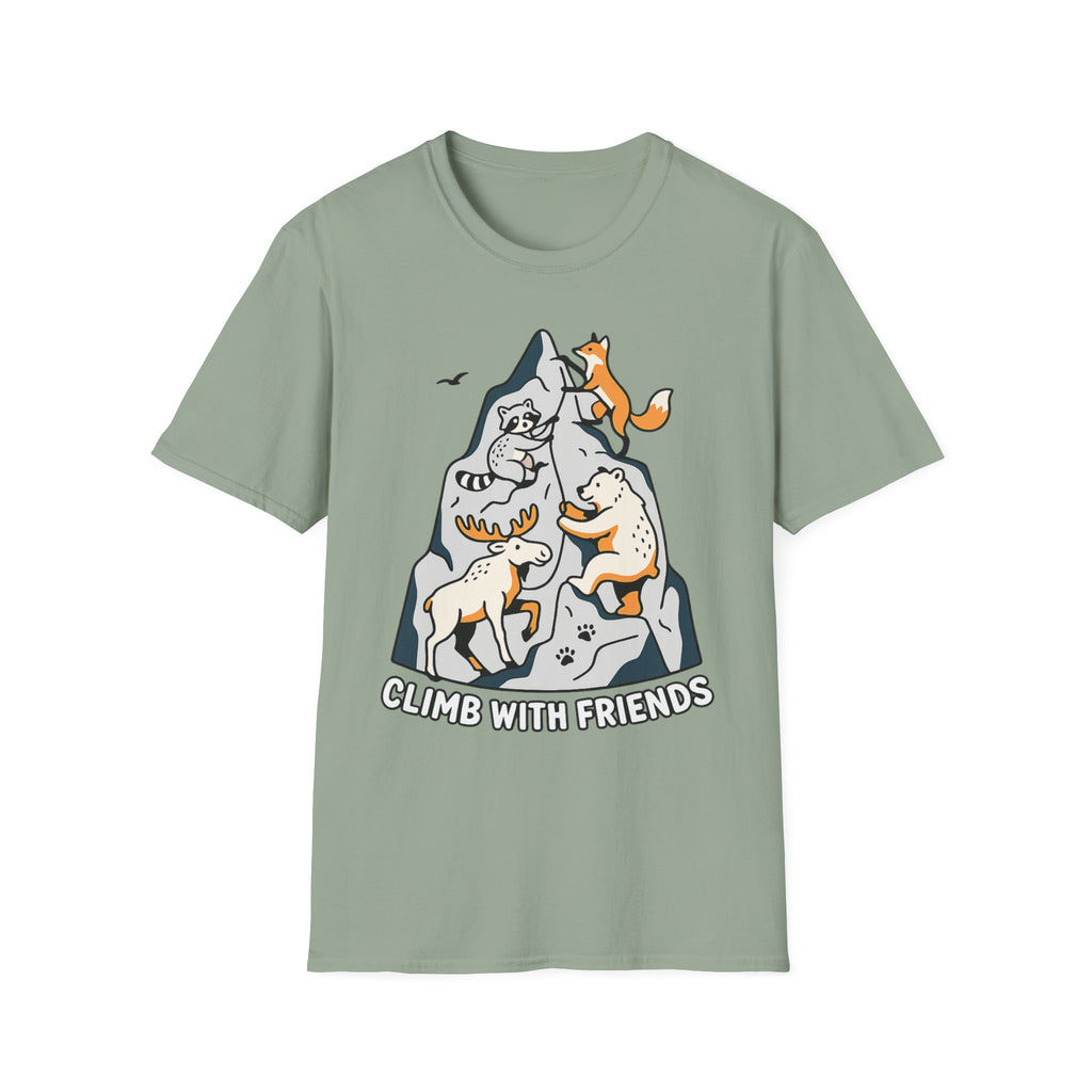 Climb With Friends Animal Climbing T-Shirt