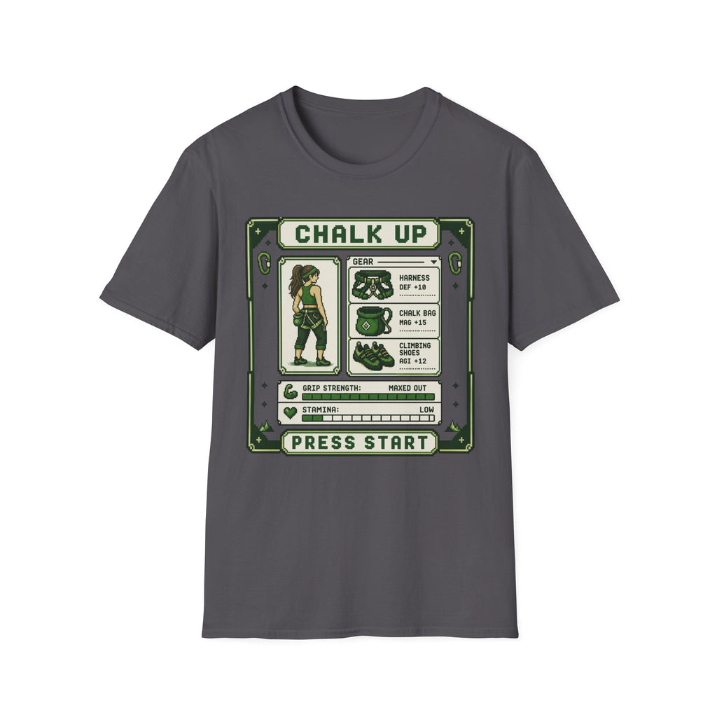 Chalk Up Press Start Long Hair Climber T-Shirt