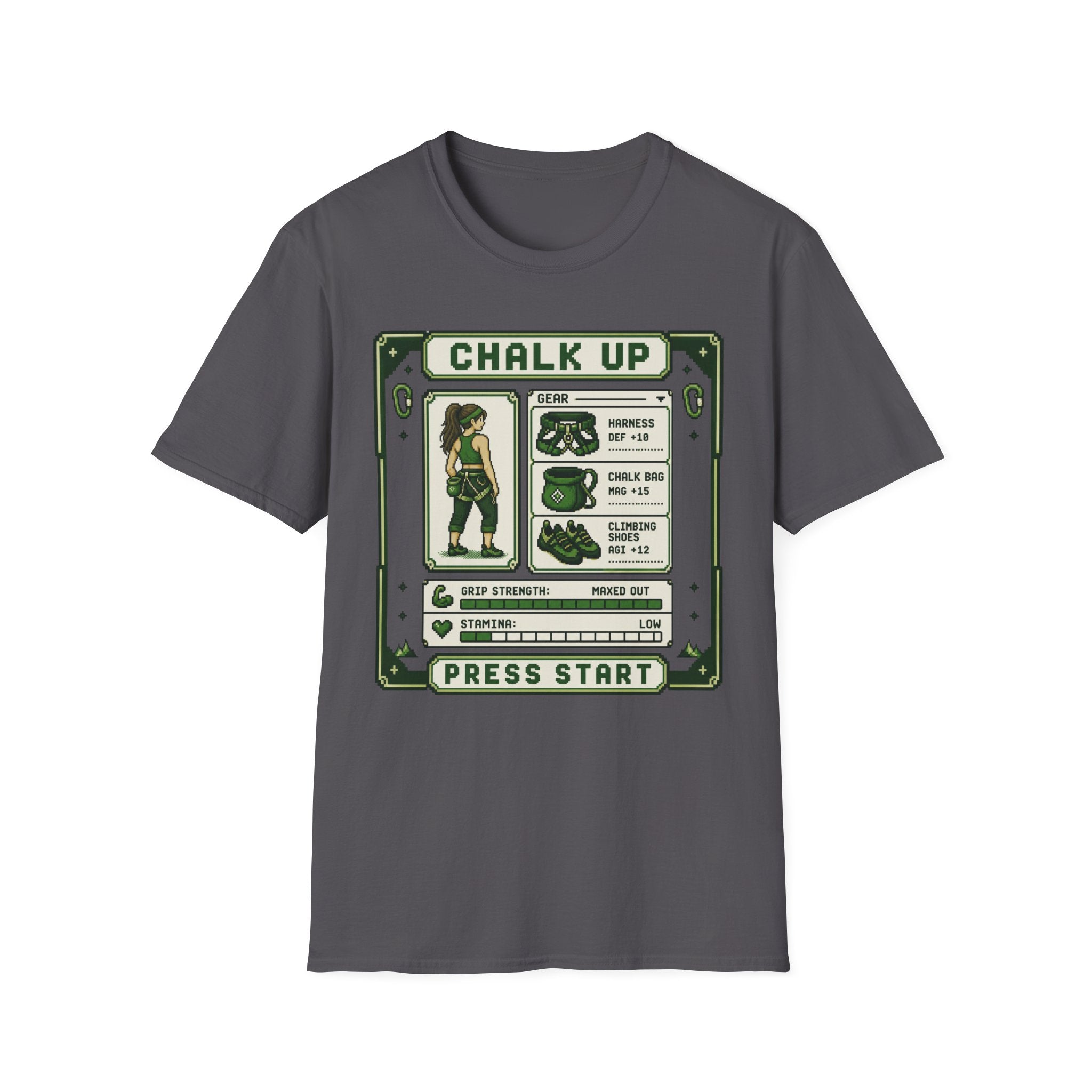 Chalk Up Press Start Long Hair Climber T-Shirt