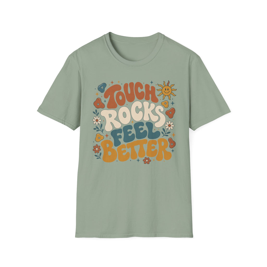 Touch Rocks Feel Better Climbing T-Shirt