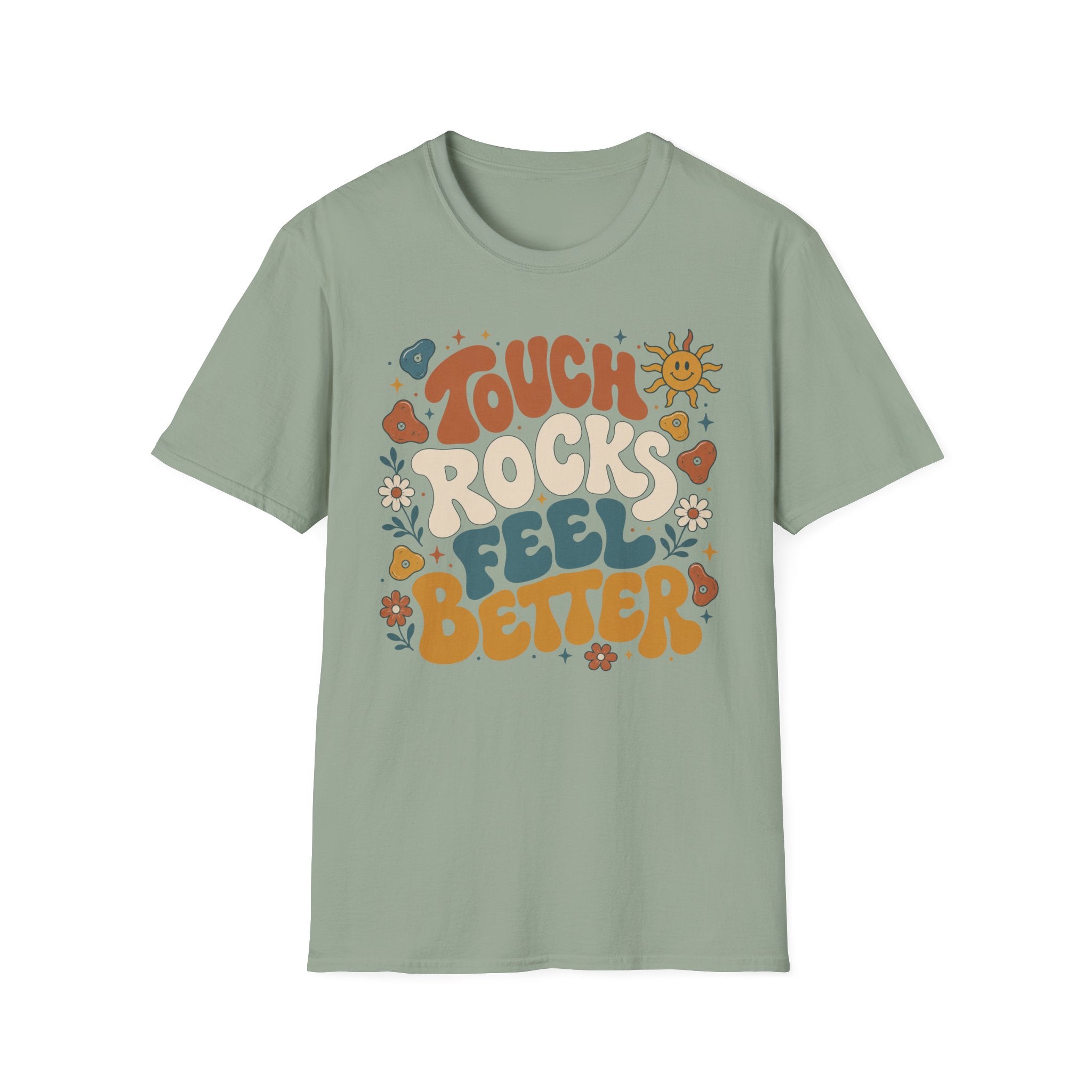 Touch Rocks Feel Better Climbing T-Shirt