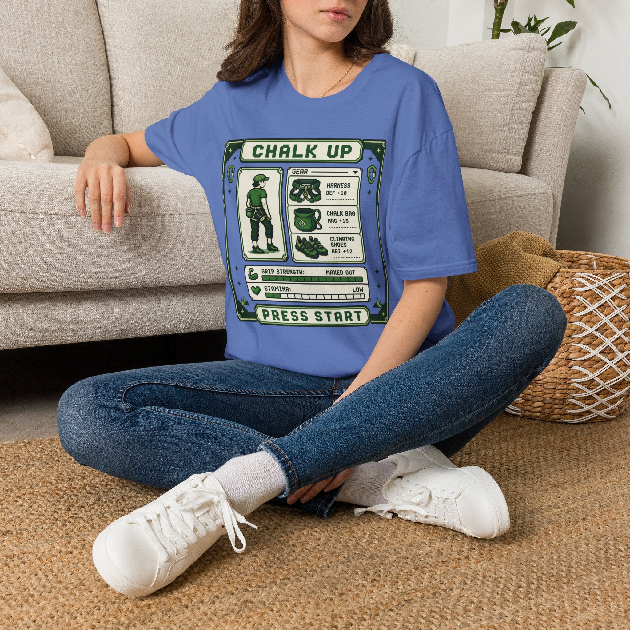 Chalk Up Press Start Short Hair Climber T-Shirt
