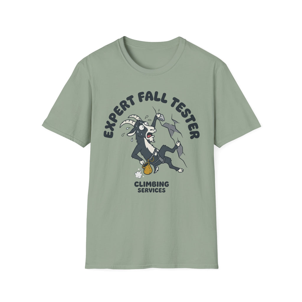 Expert Fall Tester Goat Climbing T-Shirt