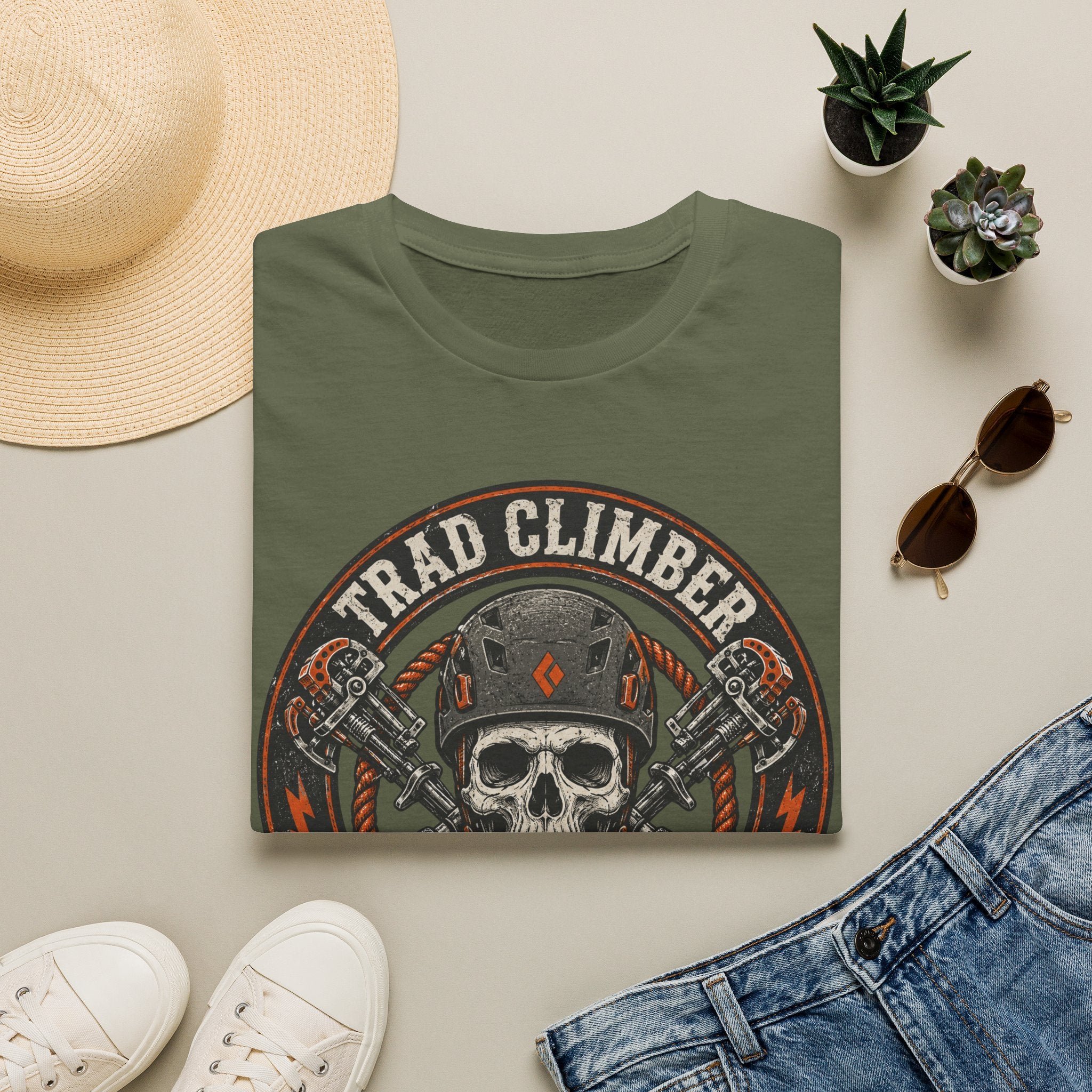 Trad Climber Send or Die Climbing T-Shirt