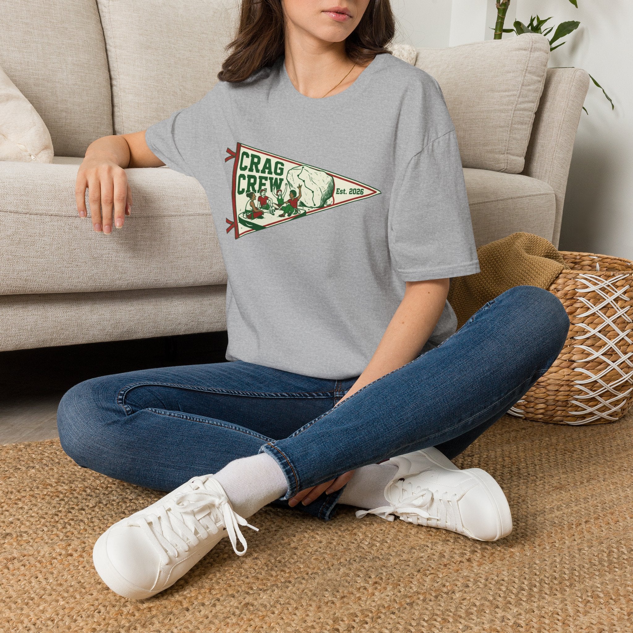 Crag Crew Flag Climbing T-Shirt