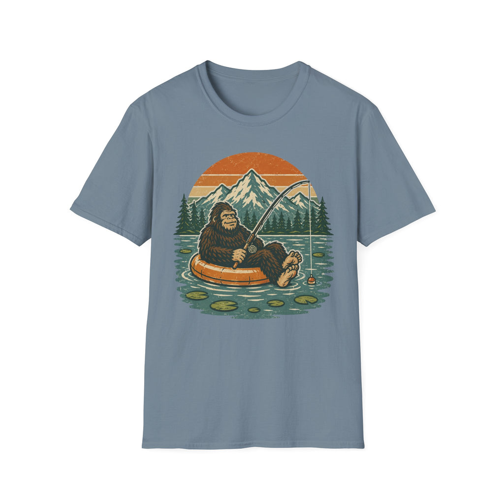 Bigfoot Fishing Outdoors T-Shirt