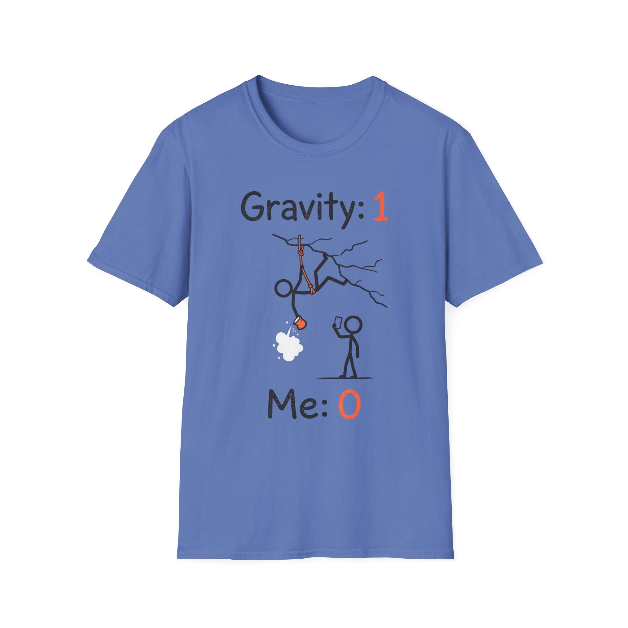 Gravity: 1 Me: 0 Climbing T-Shirt