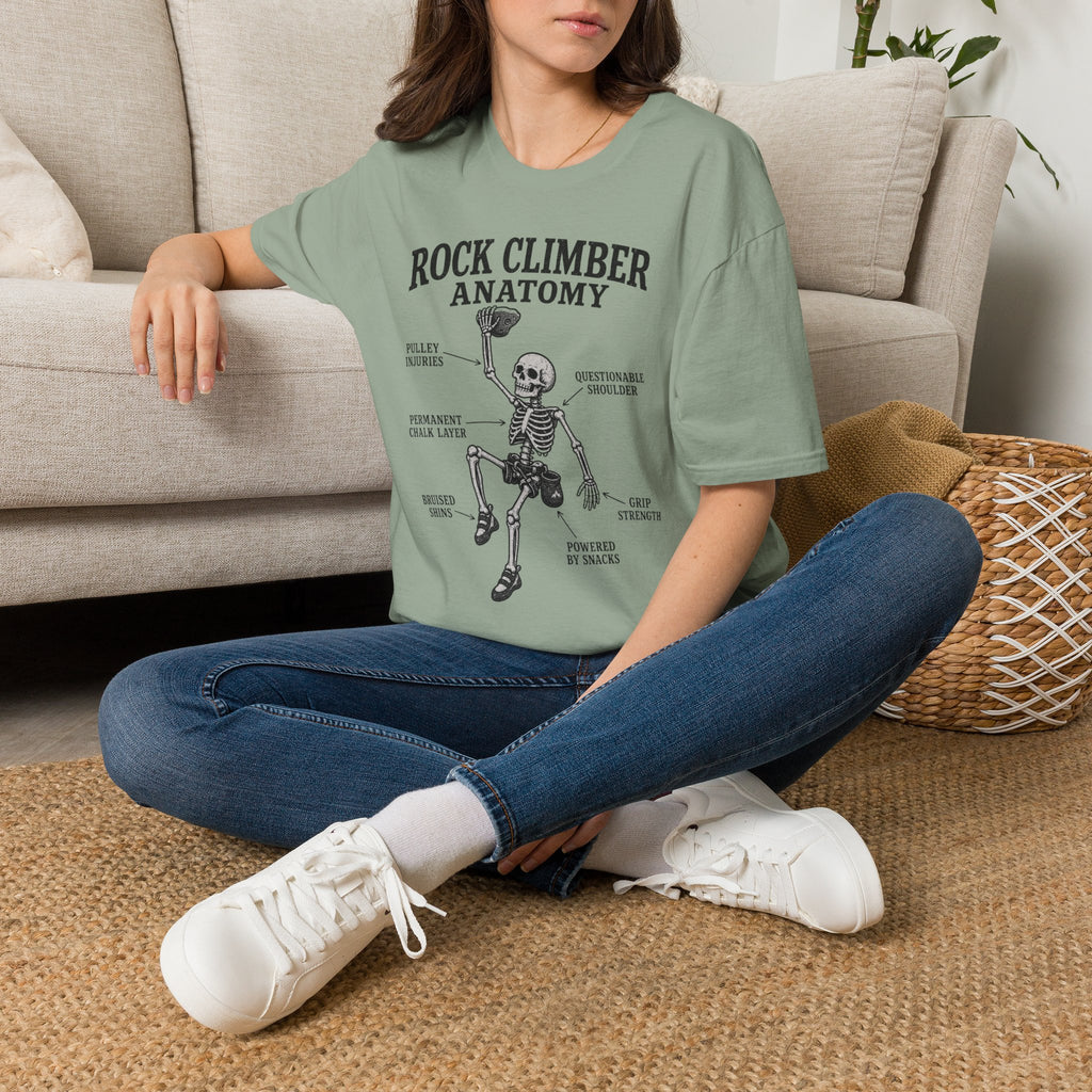 Rock Climber Anatomy T-Shirt