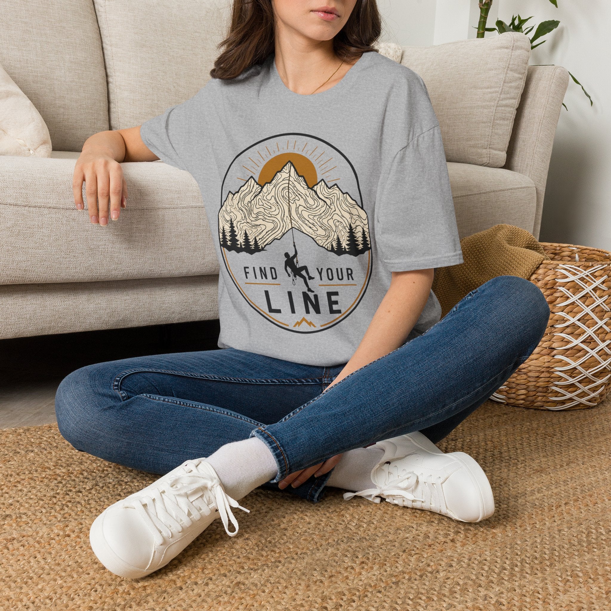 Find Your Line Climbing T-Shirt