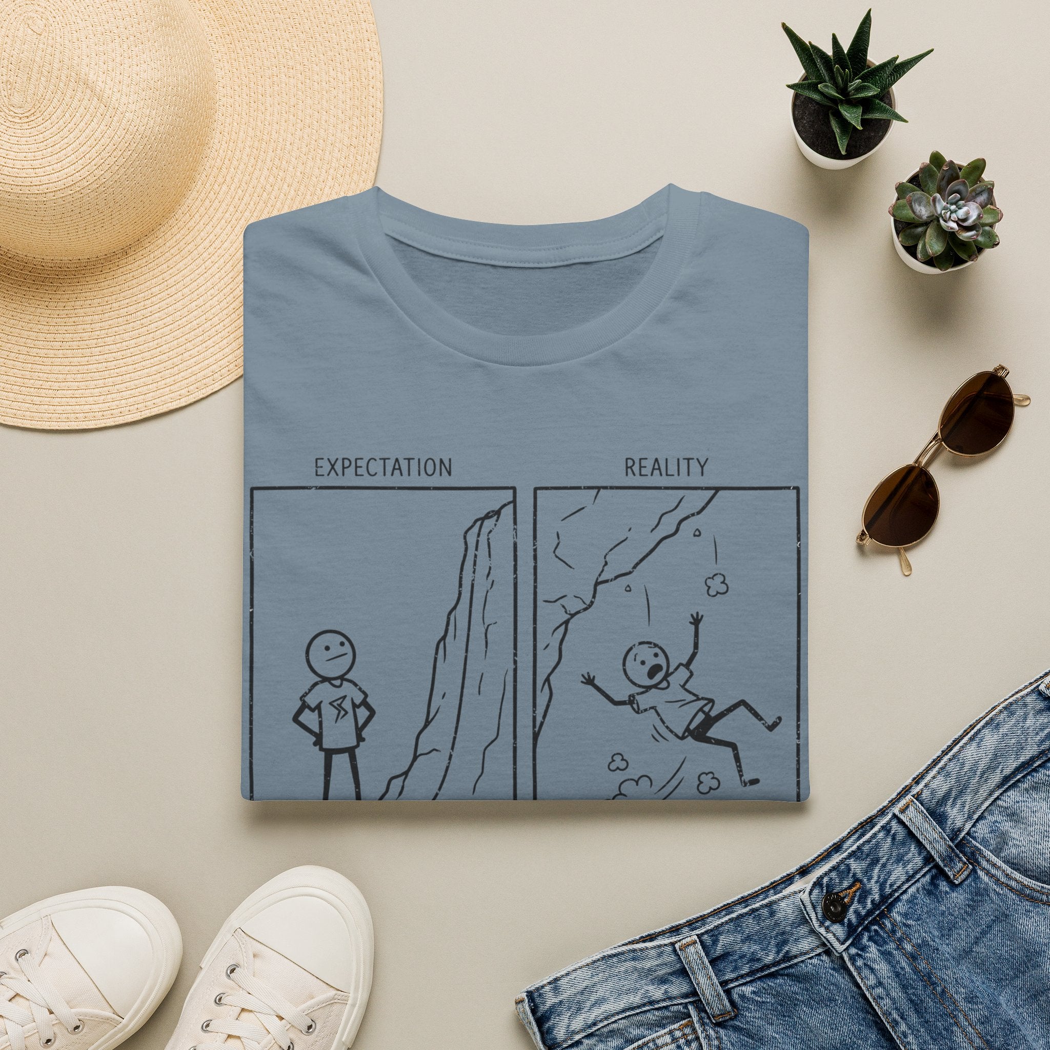 Expectation vs. Reality Climbing T-Shirt