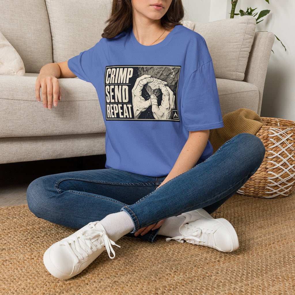 Crimp Send Repeat Climbing T-Shirt