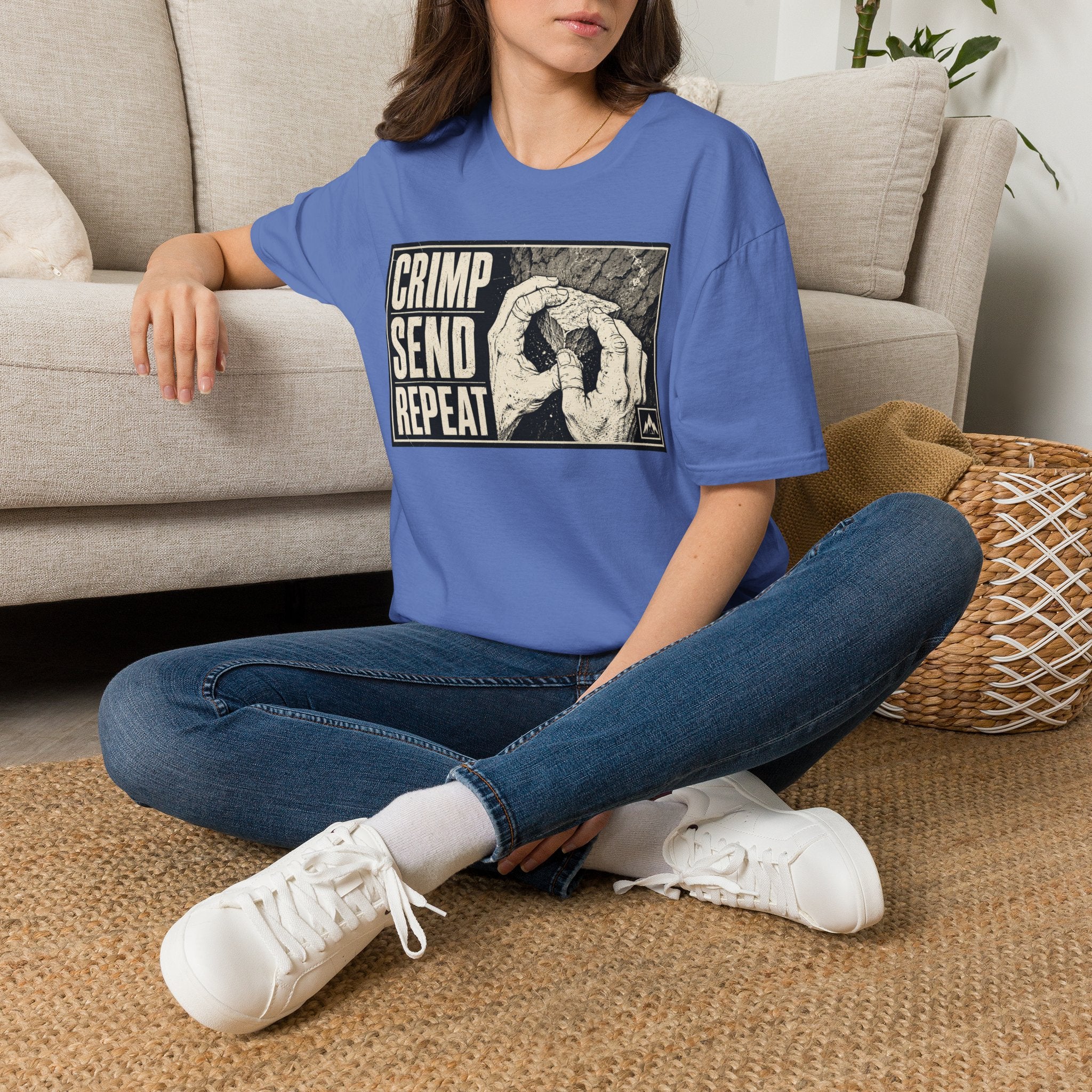 Crimp Send Repeat Climbing T-Shirt