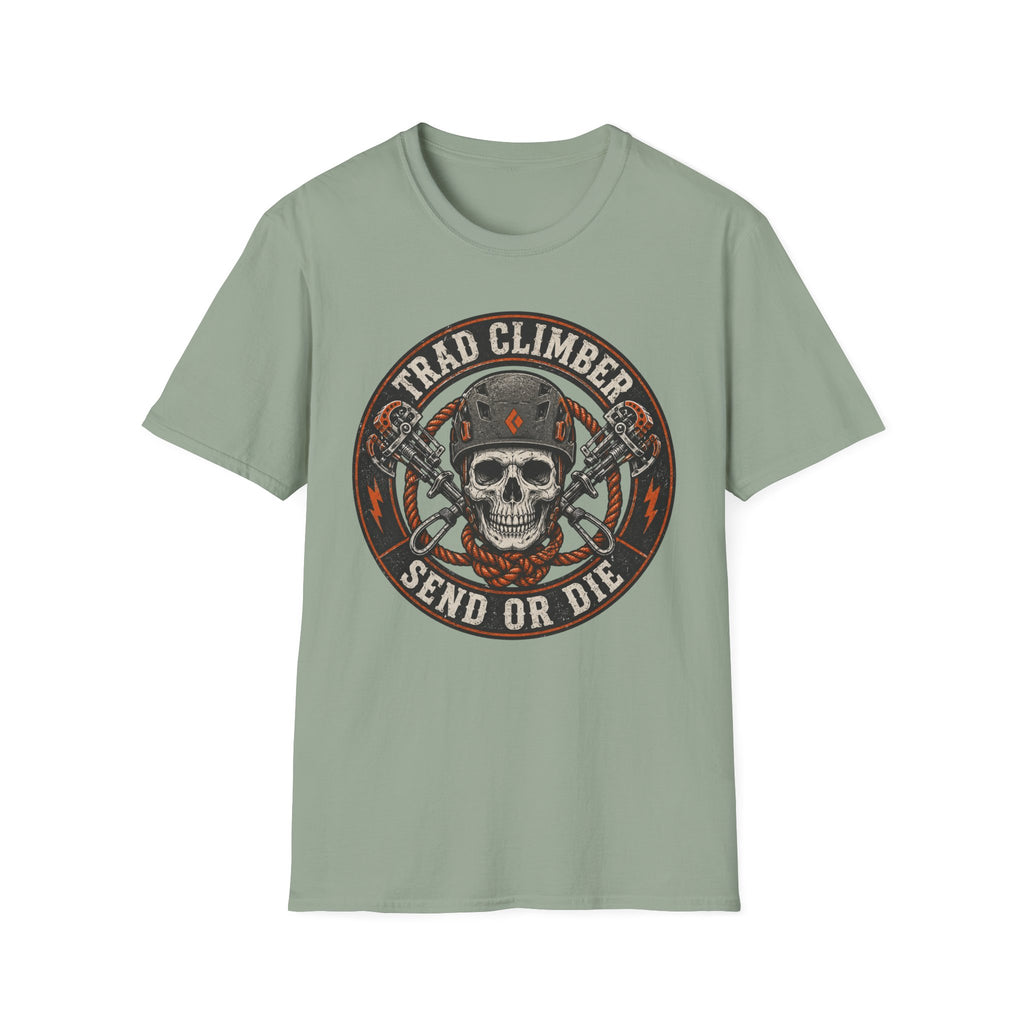 Trad Climber Send or Die Climbing T-Shirt