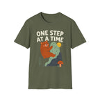 One Step at a Time Cute Bear Climbing T-Shirt