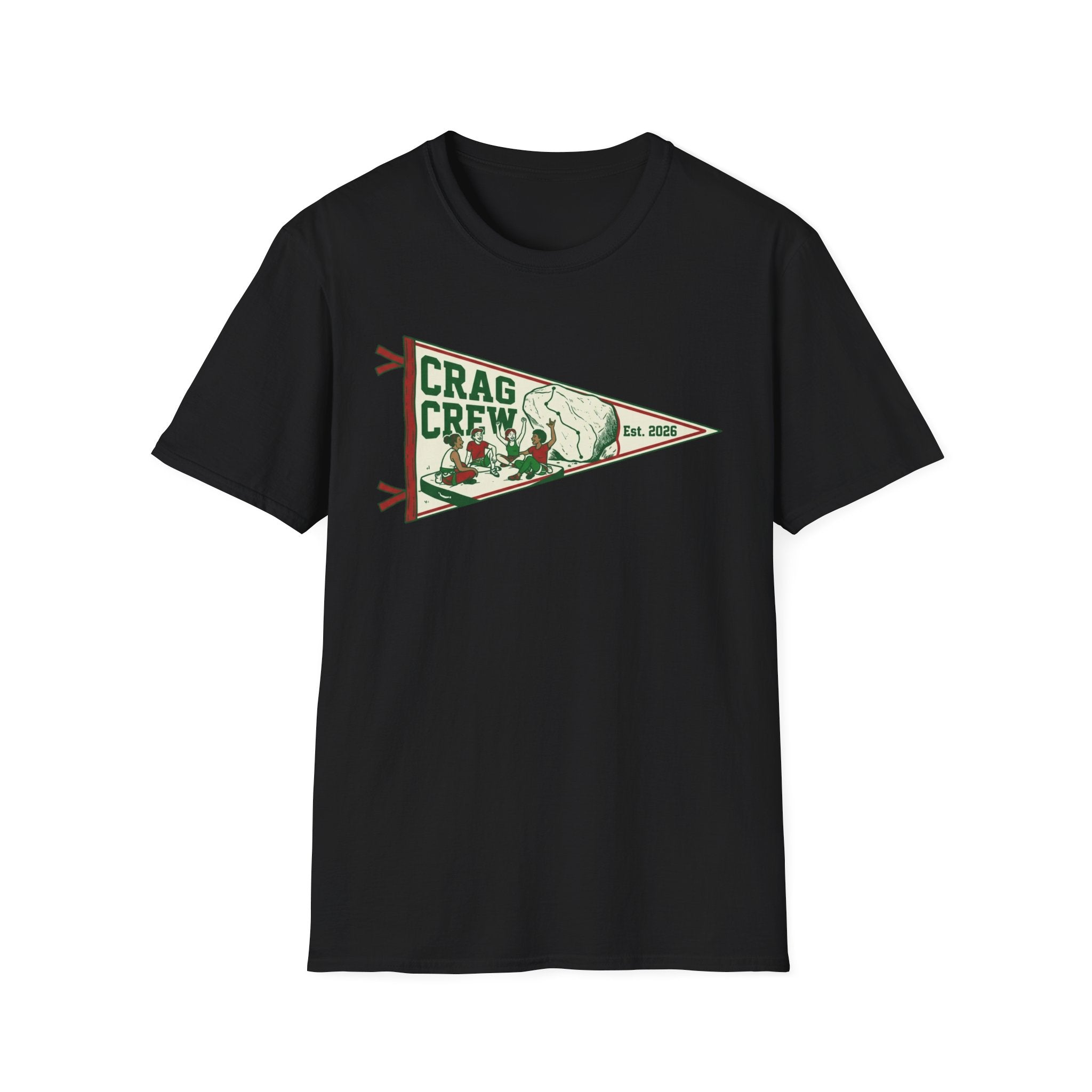 Crag Crew Flag Climbing T-Shirt