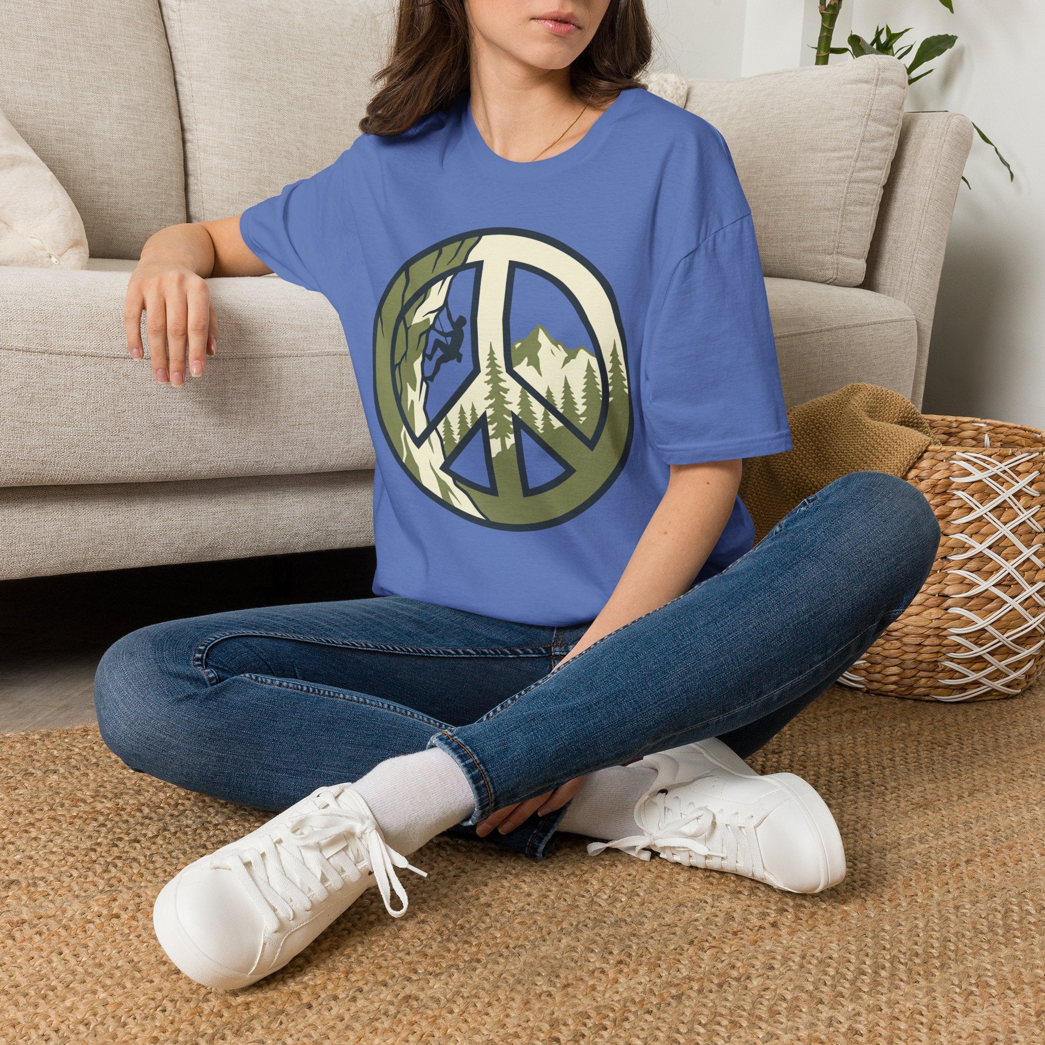 Peace Sign Climbing T-Shirt