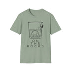 On The Rocks Line Art Climbing T-Shirt