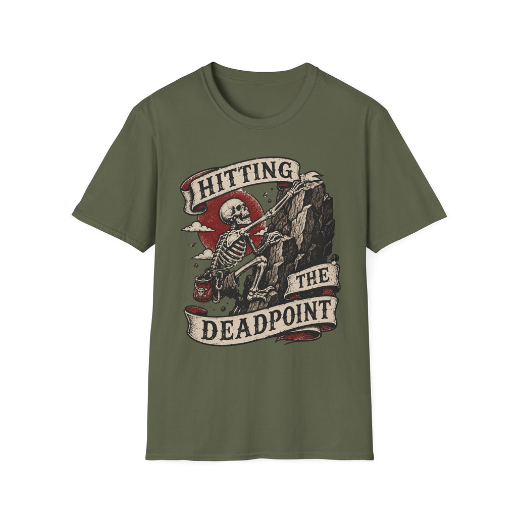 Hitting the Deadpoint Climbing T-Shirt
