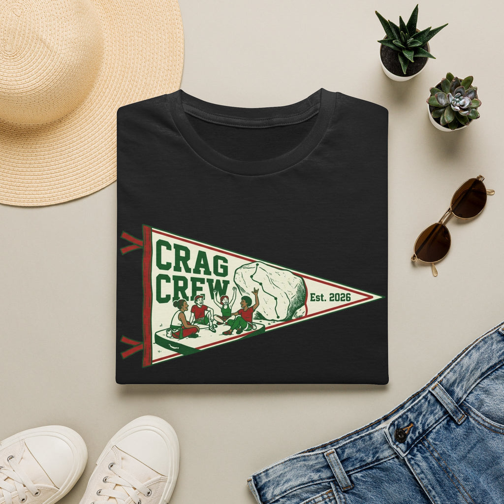 Crag Crew Flag Climbing T-Shirt