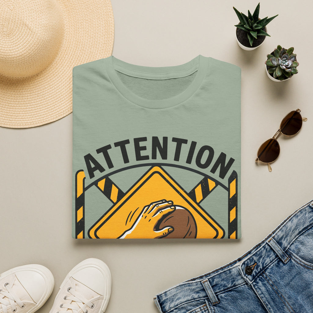 Attention It's a Slippery Sloper Climbing T-Shirt
