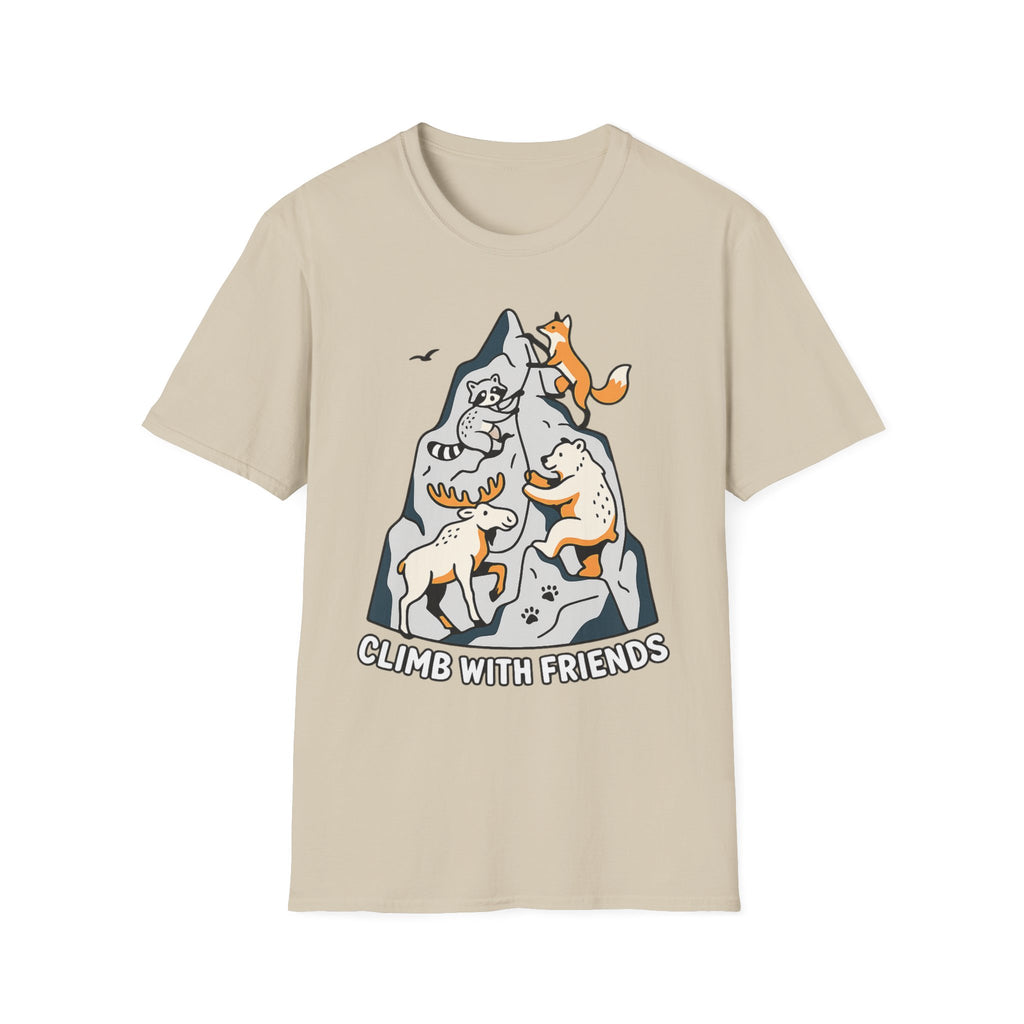 Climb With Friends Animal Climbing T-Shirt