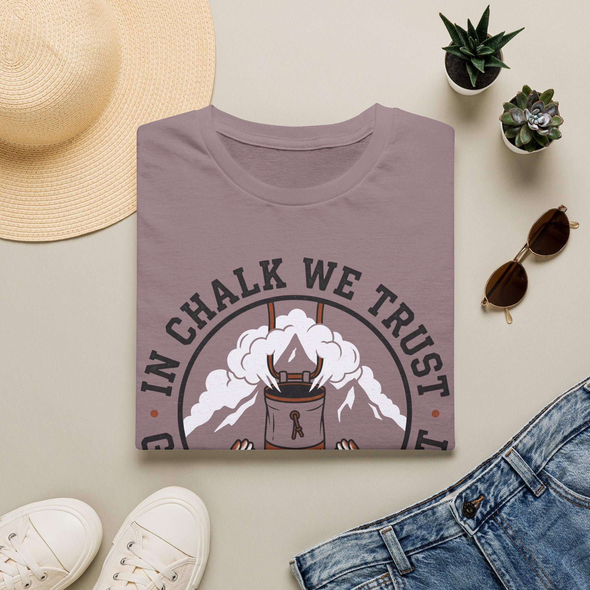 In Chalk We Trust Climbing T-Shirt