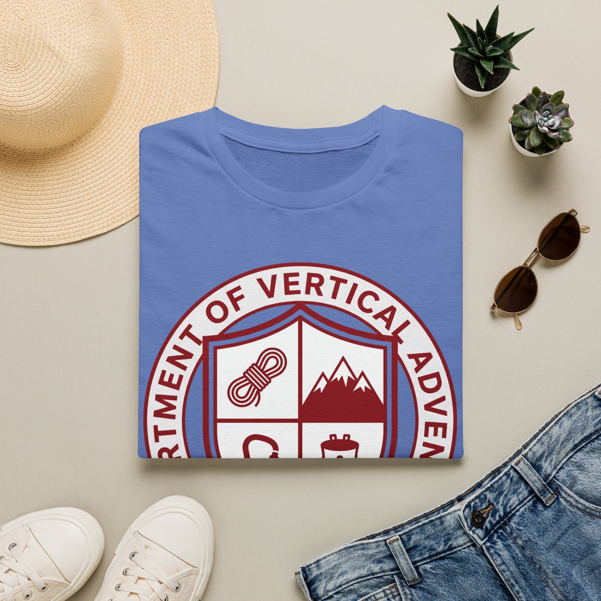 Department of Vertical Adventure Climbing T-Shirt
