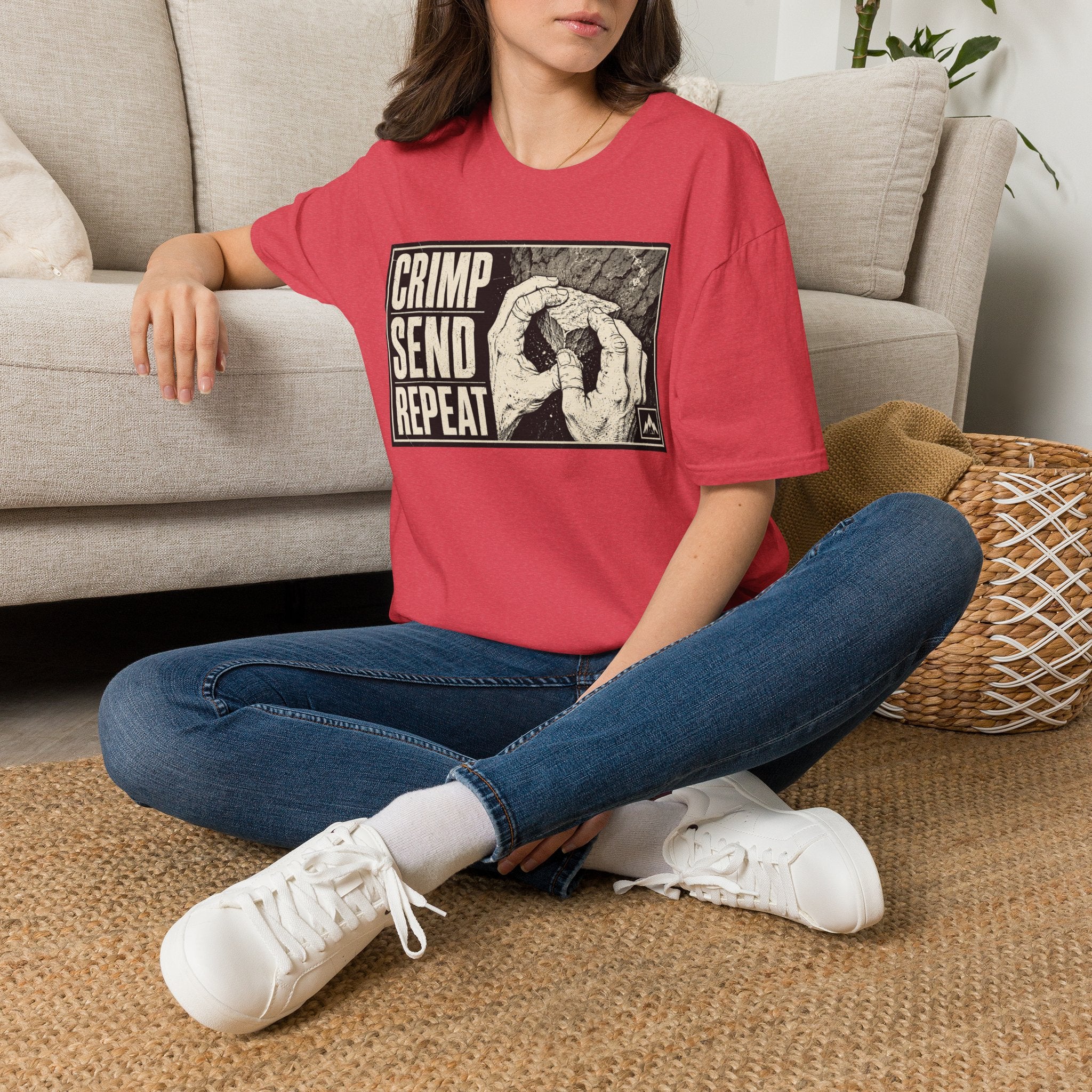 Crimp Send Repeat Climbing T-Shirt