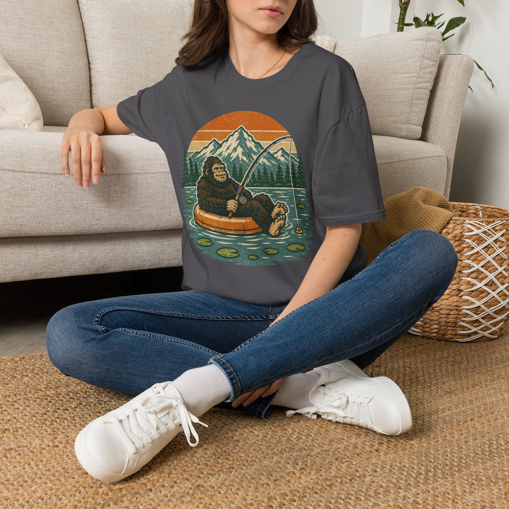 Bigfoot Fishing Outdoors T-Shirt
