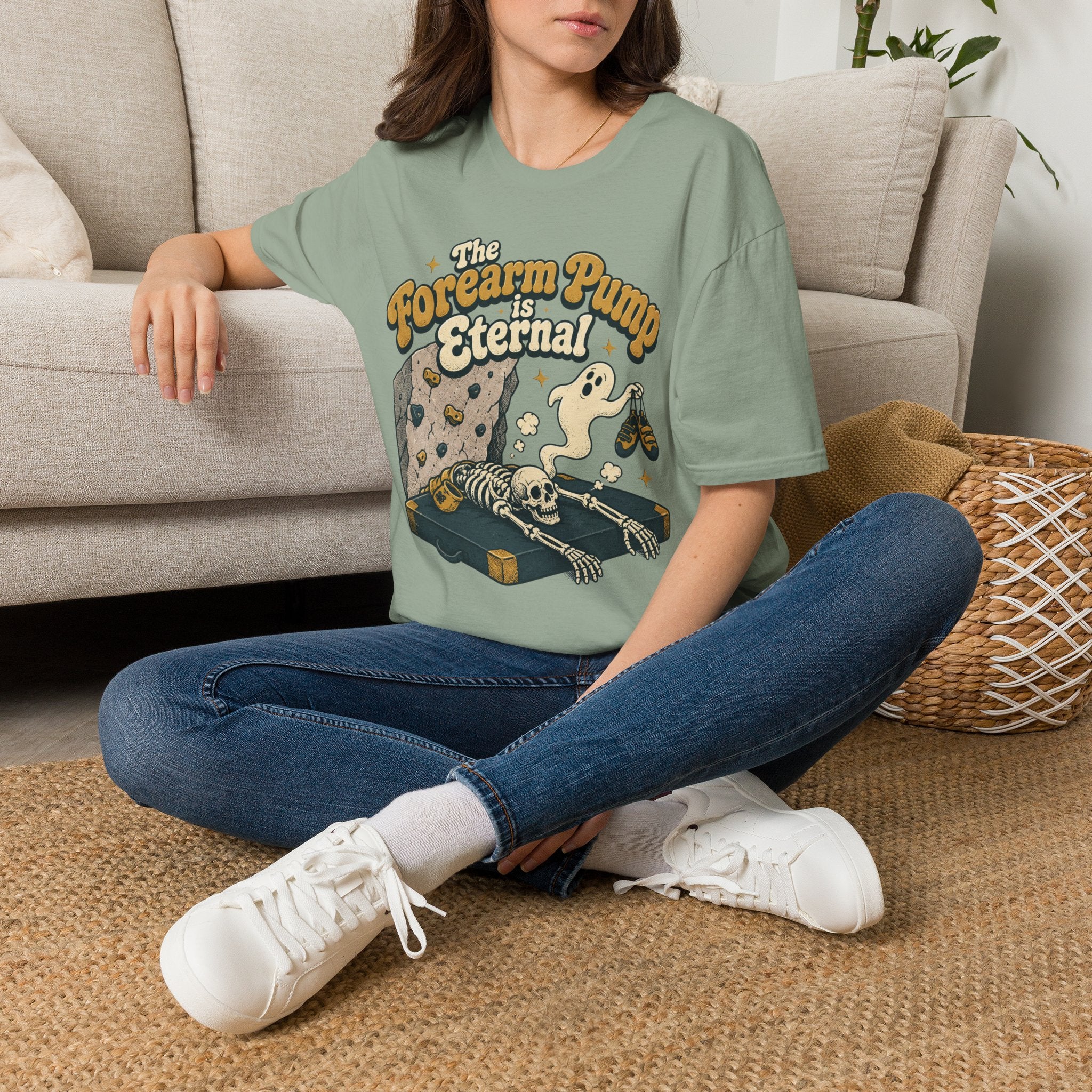 The Forearm Pump is Eternal Climbing T-Shirt