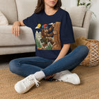 Bigfoot Cartoon Climbing T-Shirt